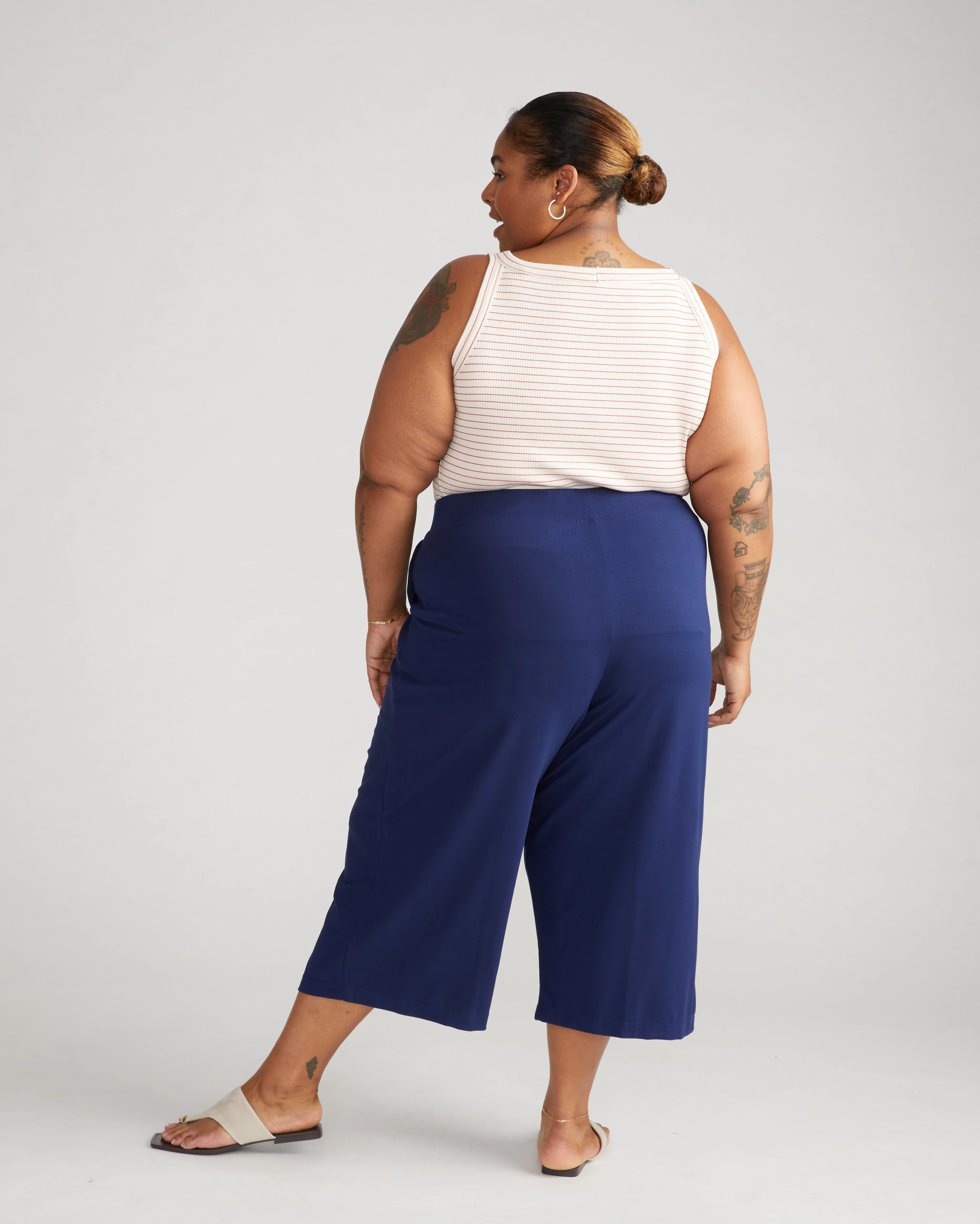 Lotti Jersey Culottes - Cenote - Image 3