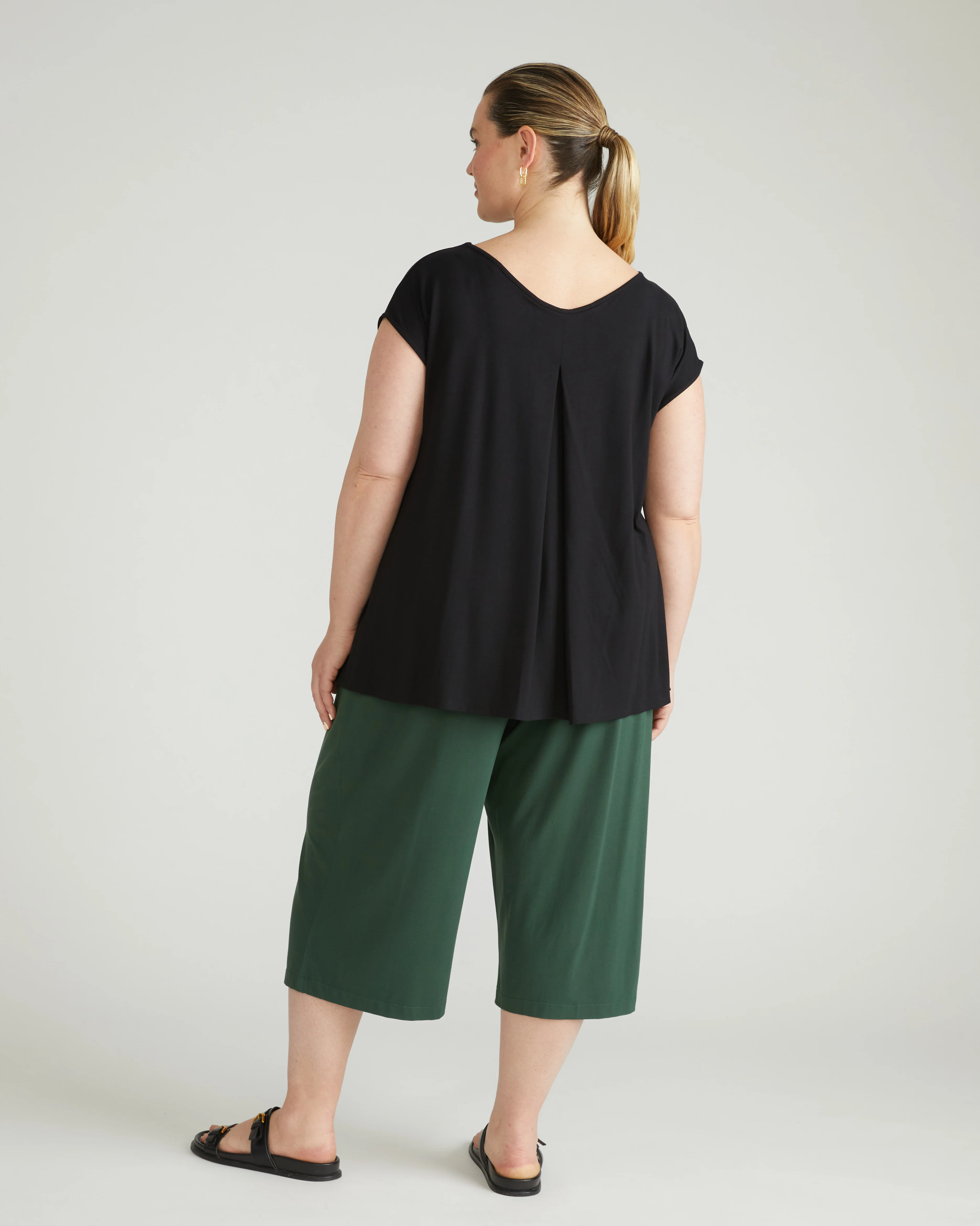 Lotti Jersey Culottes - Conifer - Image 4