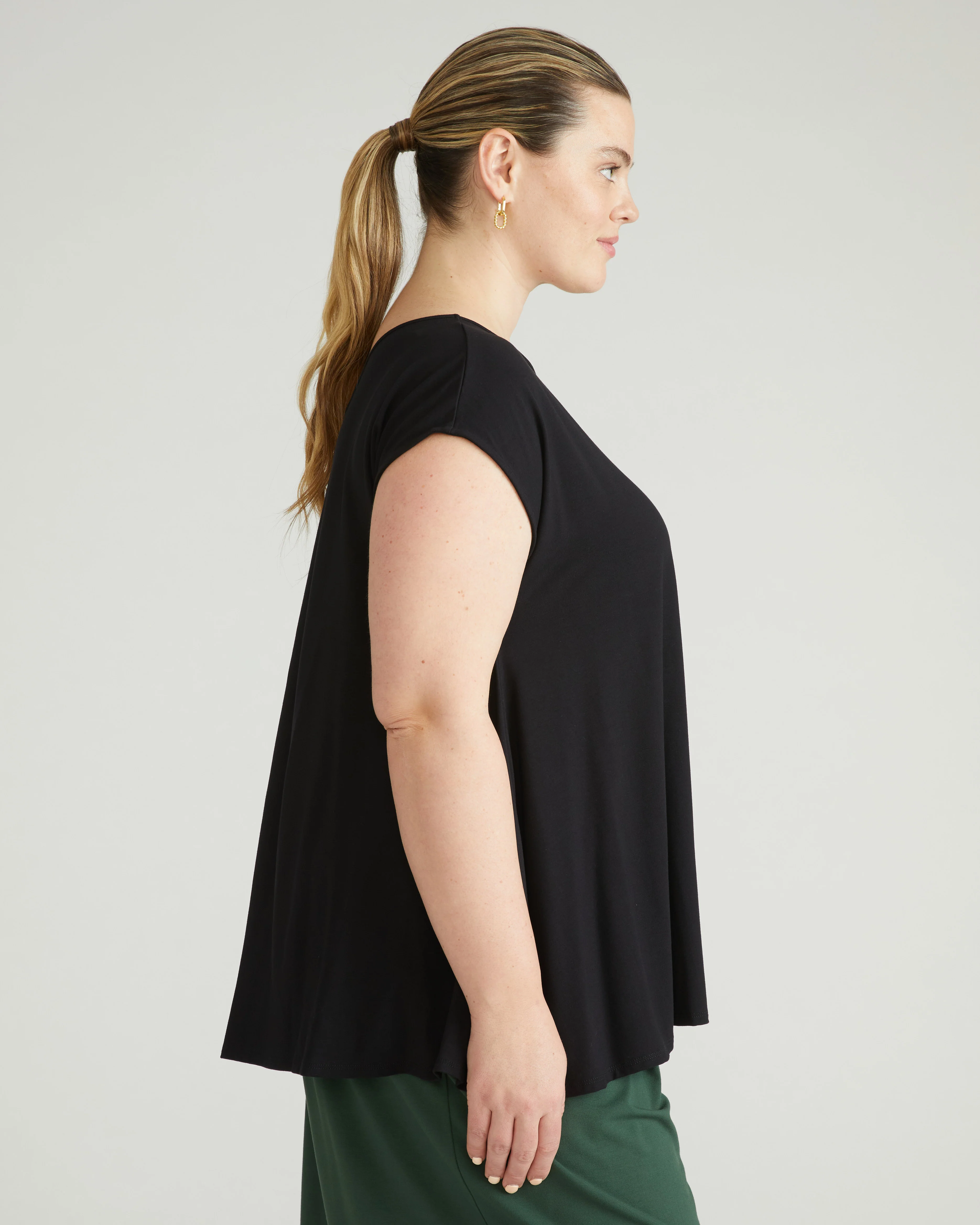 Lotti Jersey Culottes - Conifer - Image 5