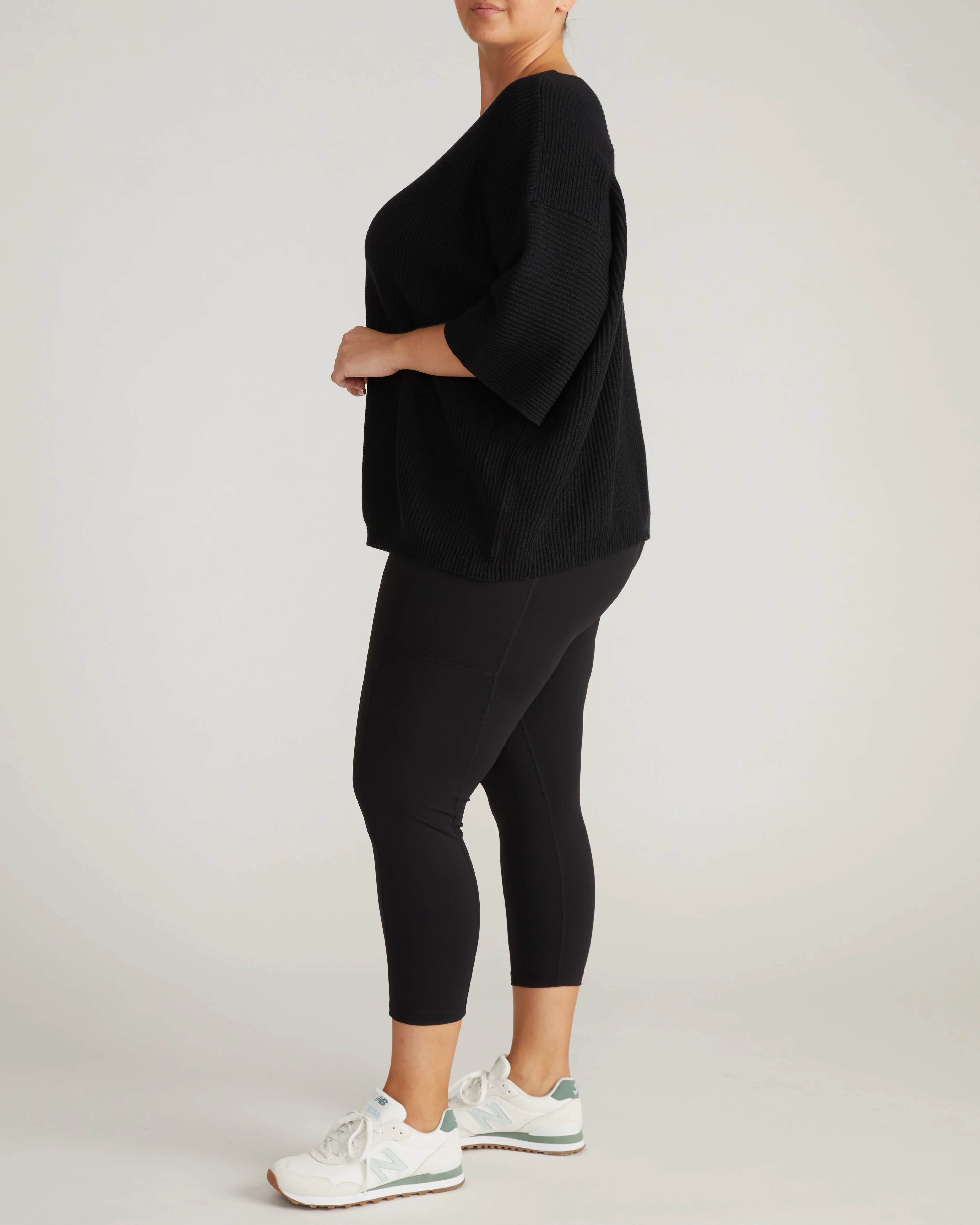 Lotus Sweater - Black - Image 6