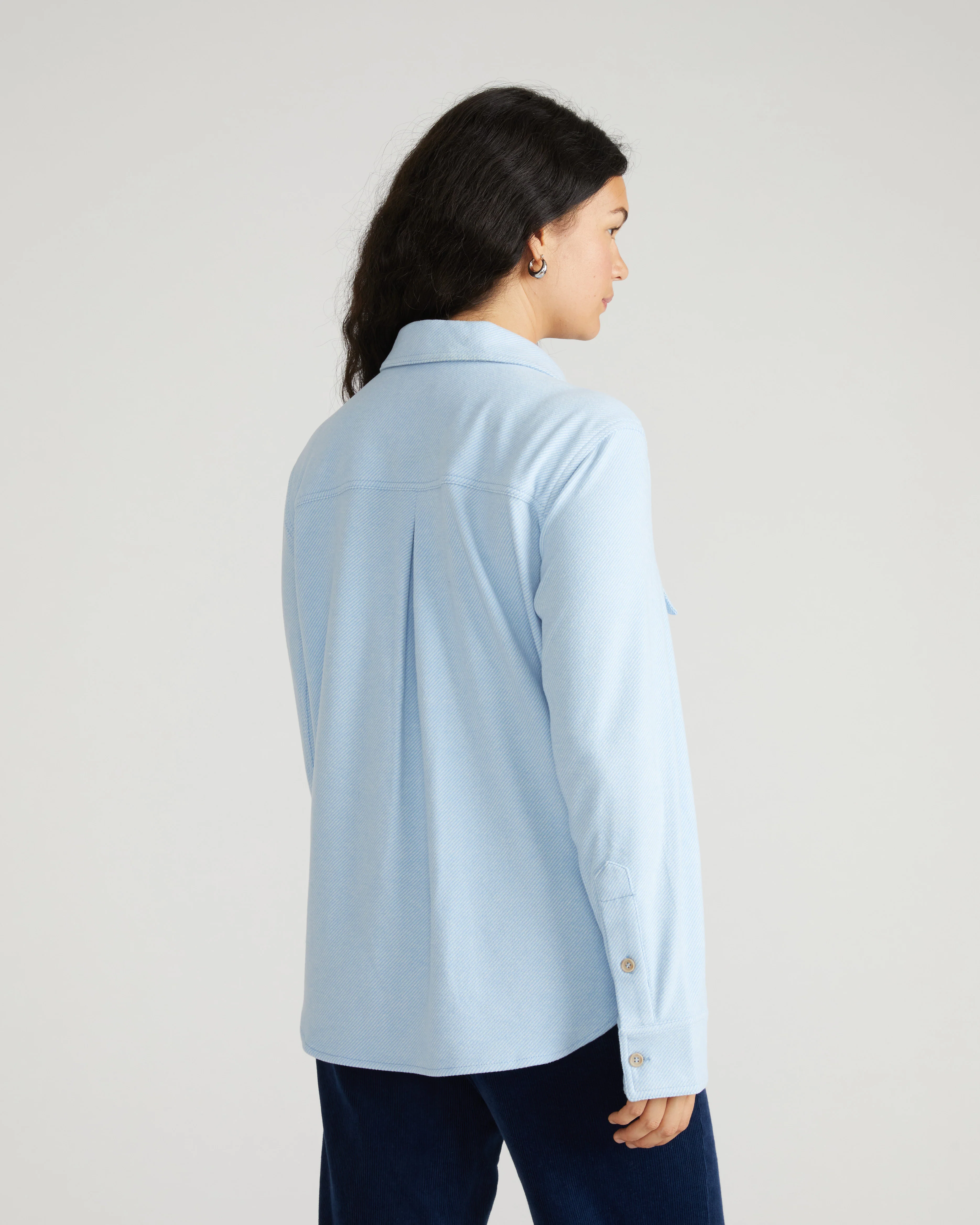 Maine Stretch Flannel Shirt - Battenberg Twill - Image 3