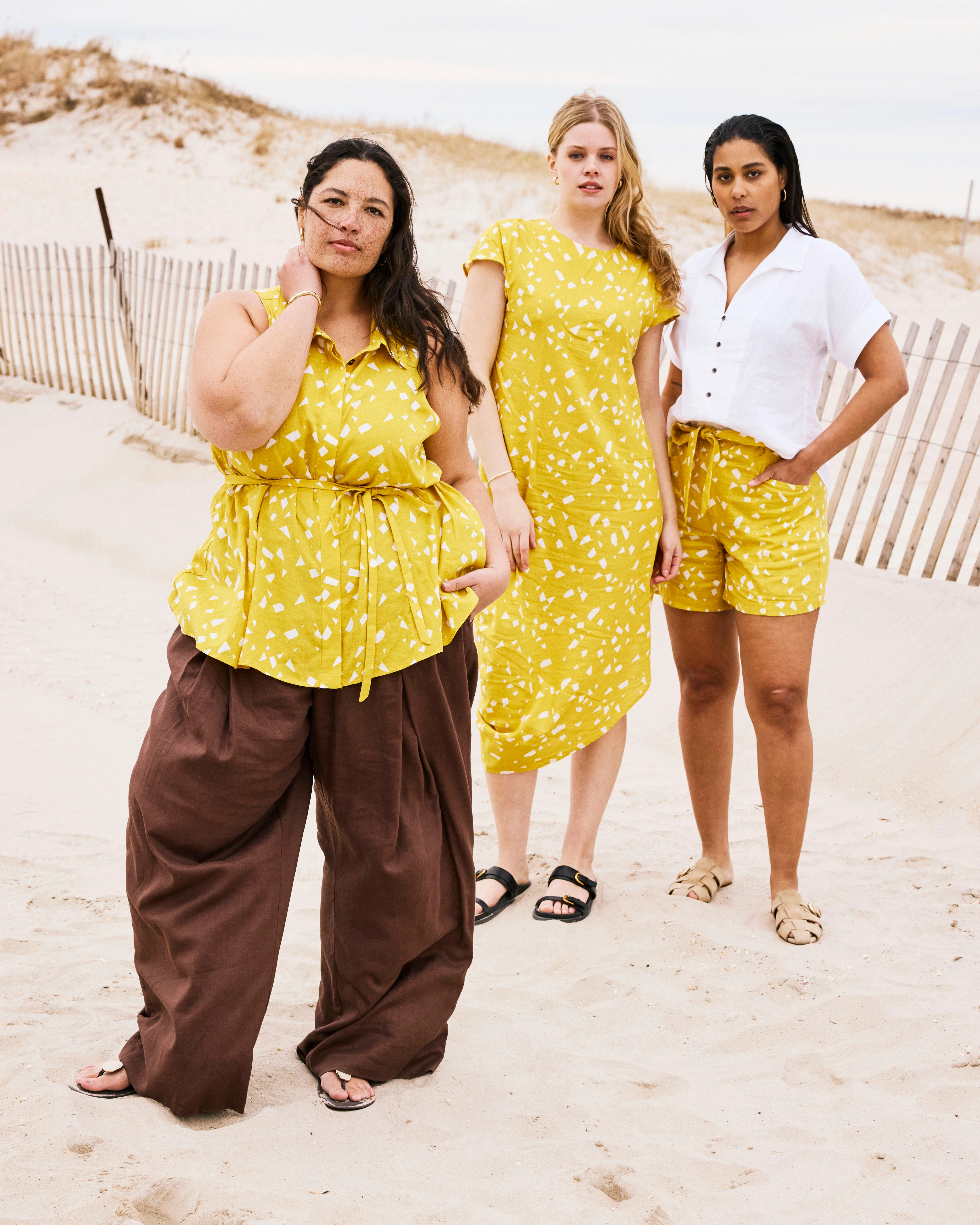 Marley Wide Leg Linen Pants - Peppercorn - Image 7