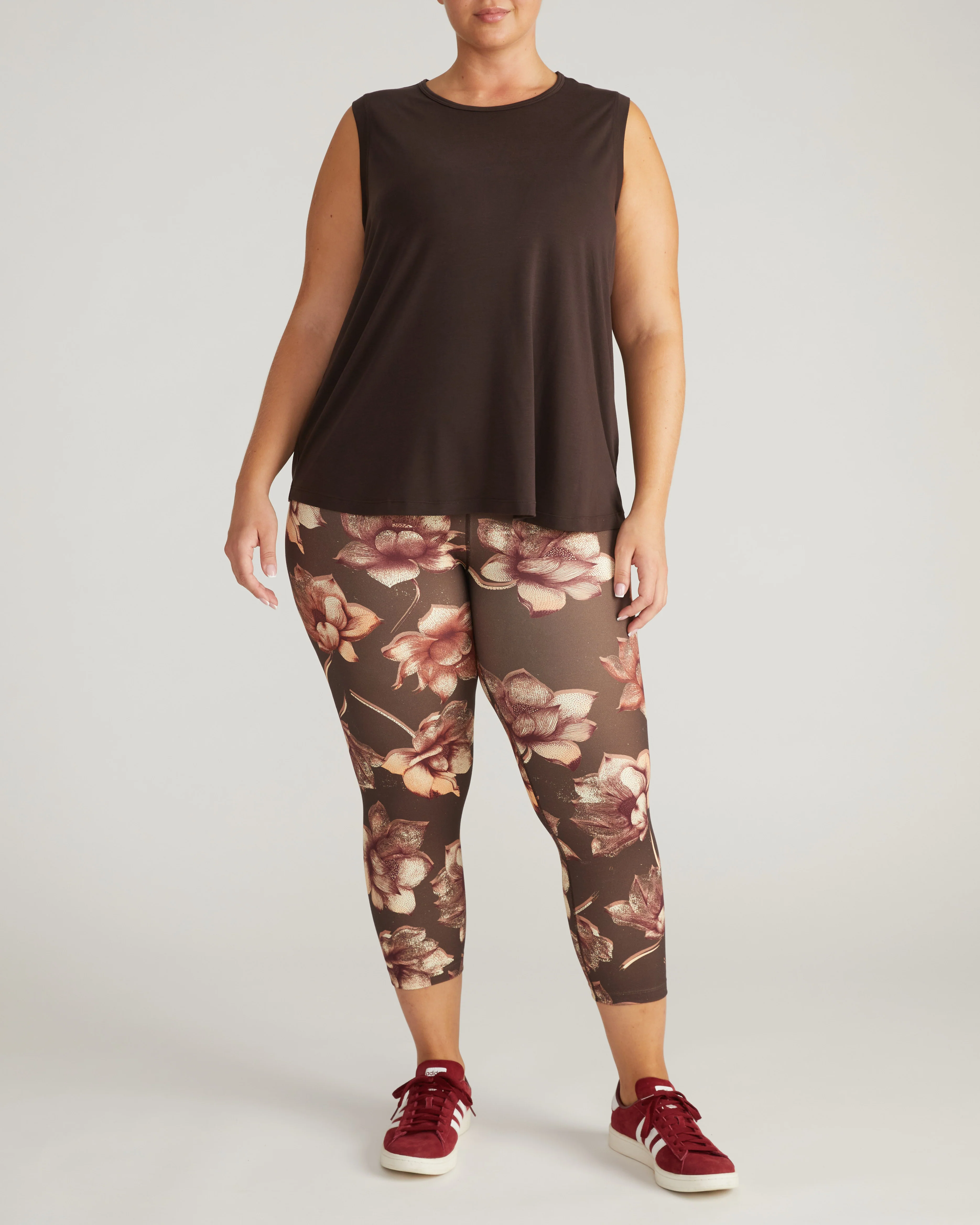 Mia Movement Tank - Deep Brown - Image 5