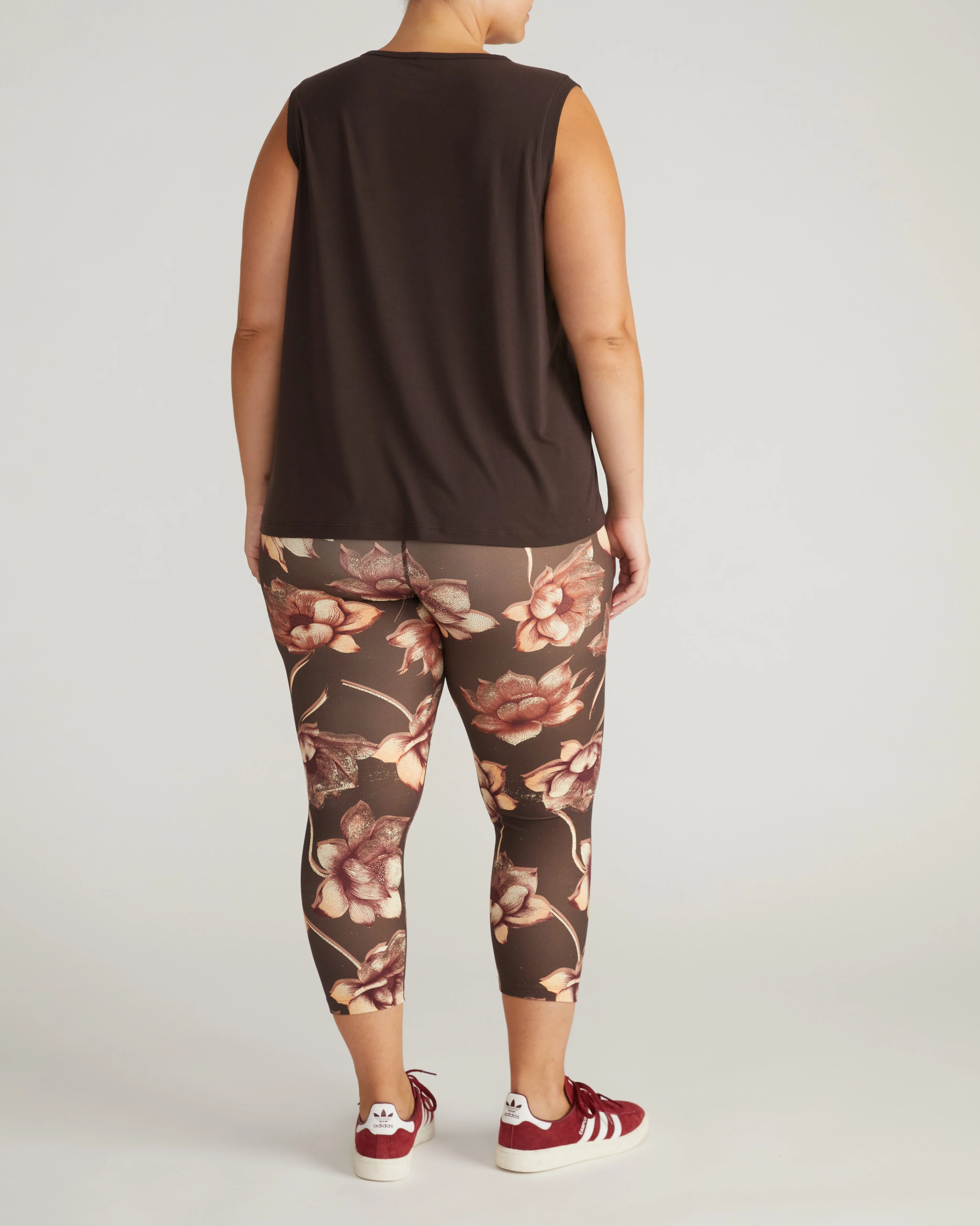 Mia Movement Tank - Deep Brown - Image 7