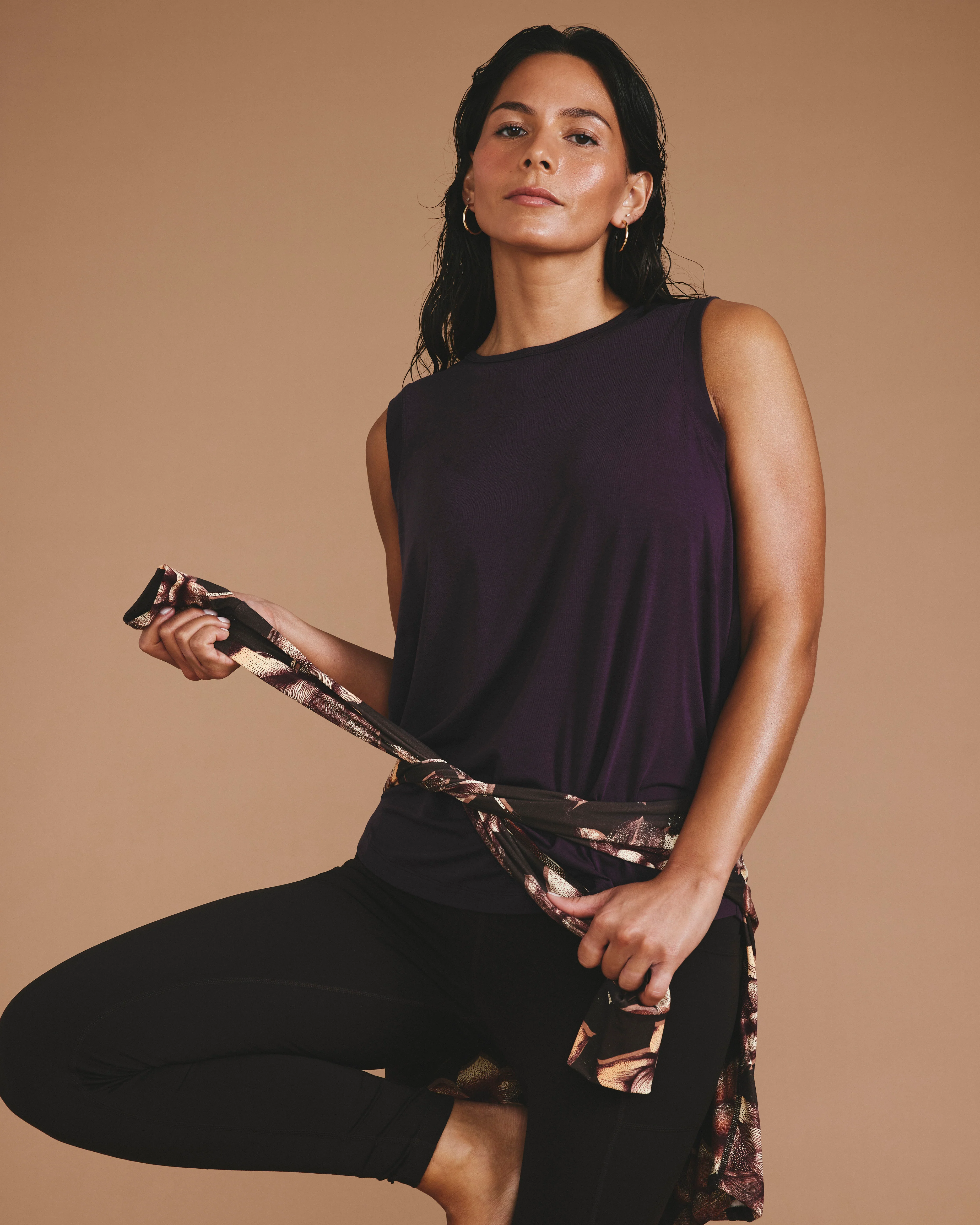 Mia Movement Tank - Purple Jewel - Image 6