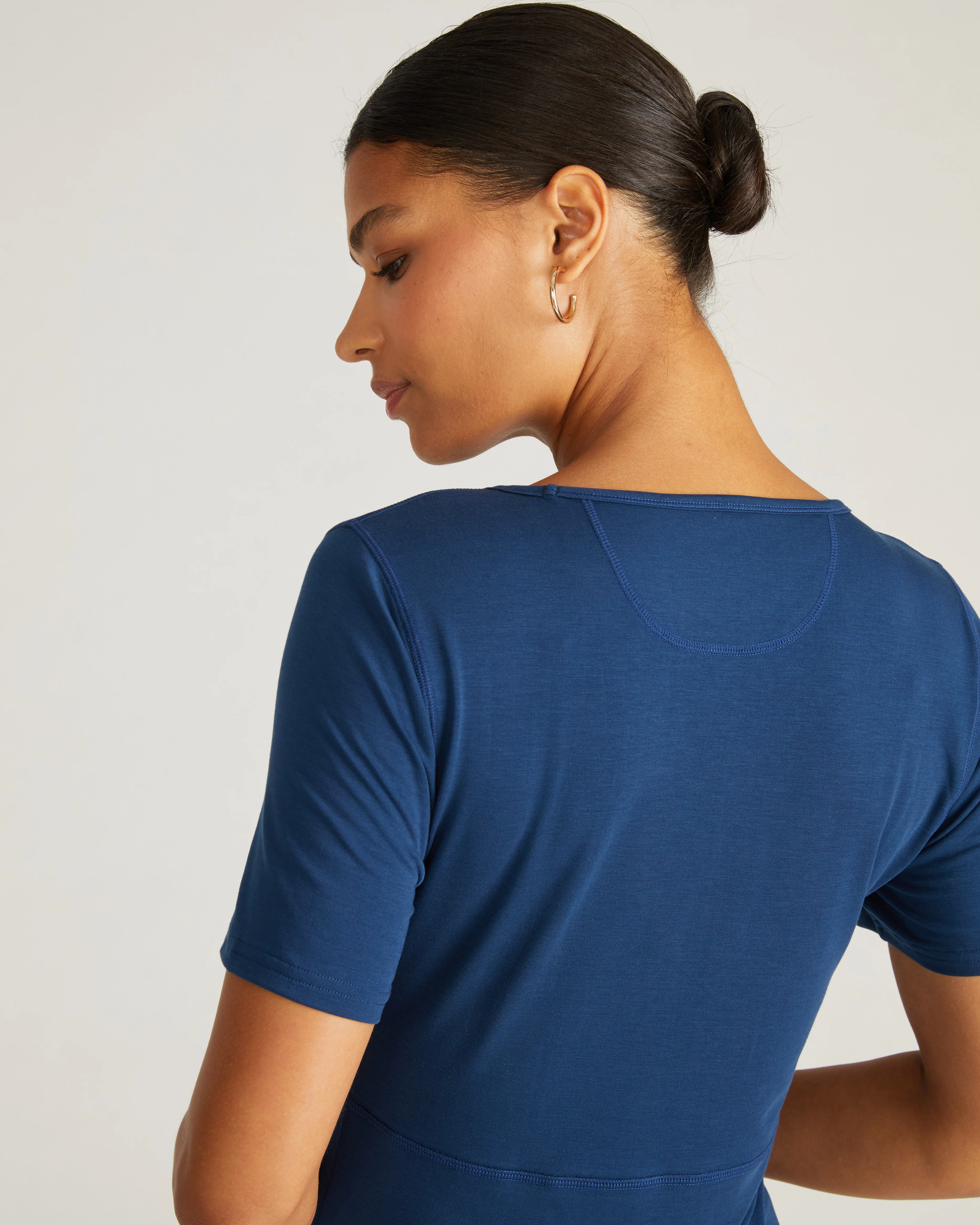 Mia Movement Tee - Pageant Blue - Image 4
