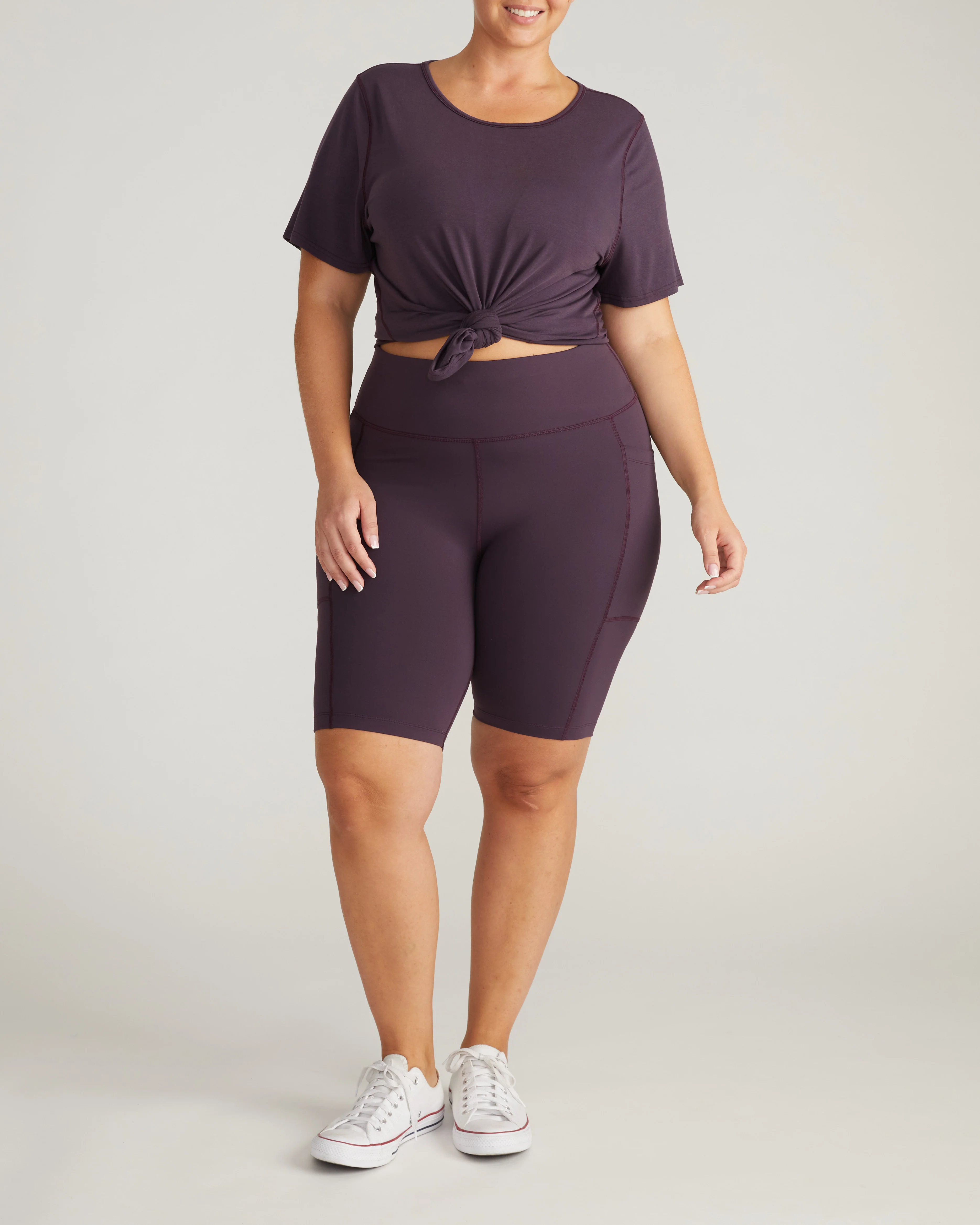 Next-to-Naked Bike Shorts - Purple Jewel - Image 5
