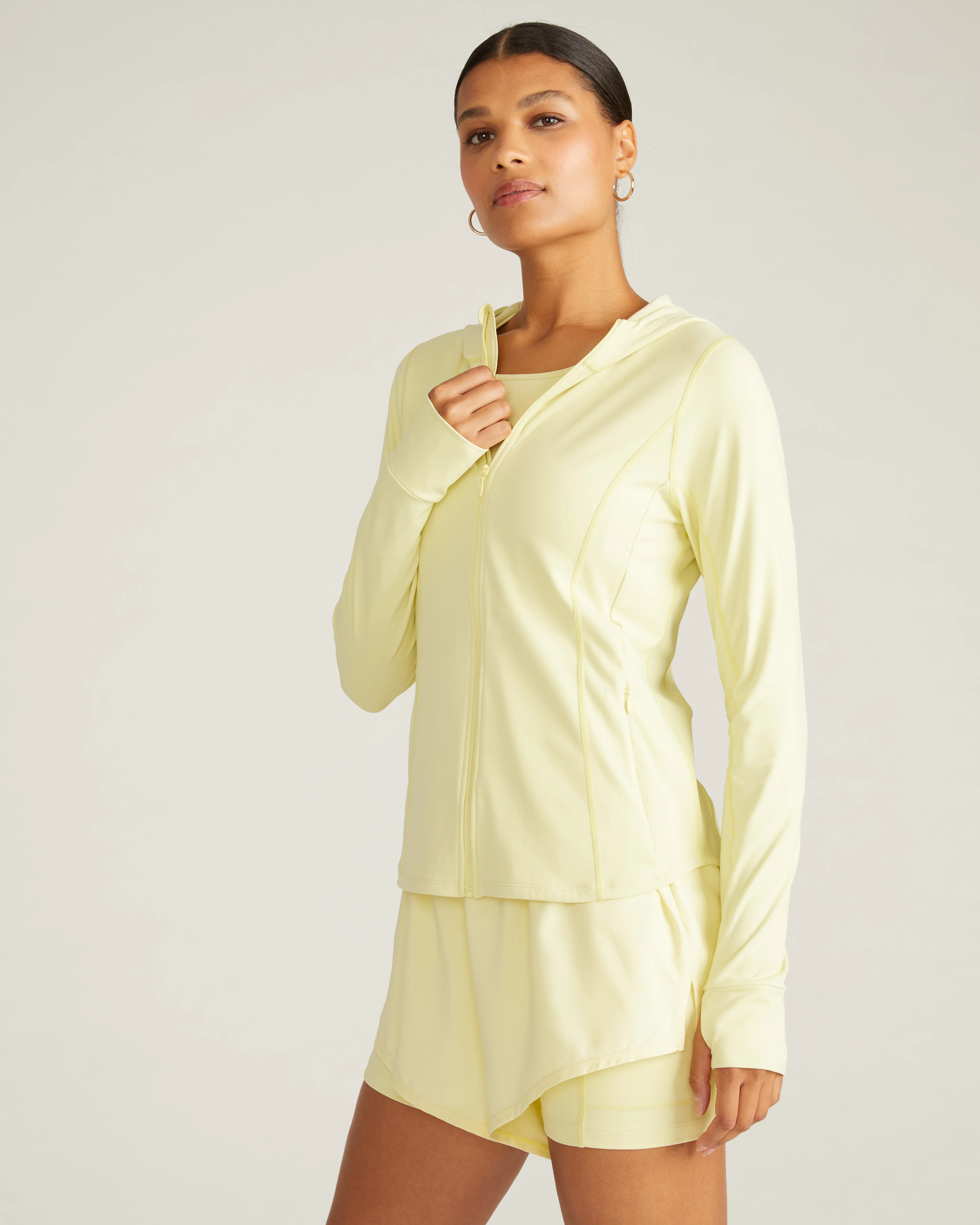 Next-to-Naked Hooded Zip Jacket - Reed - Image 4
