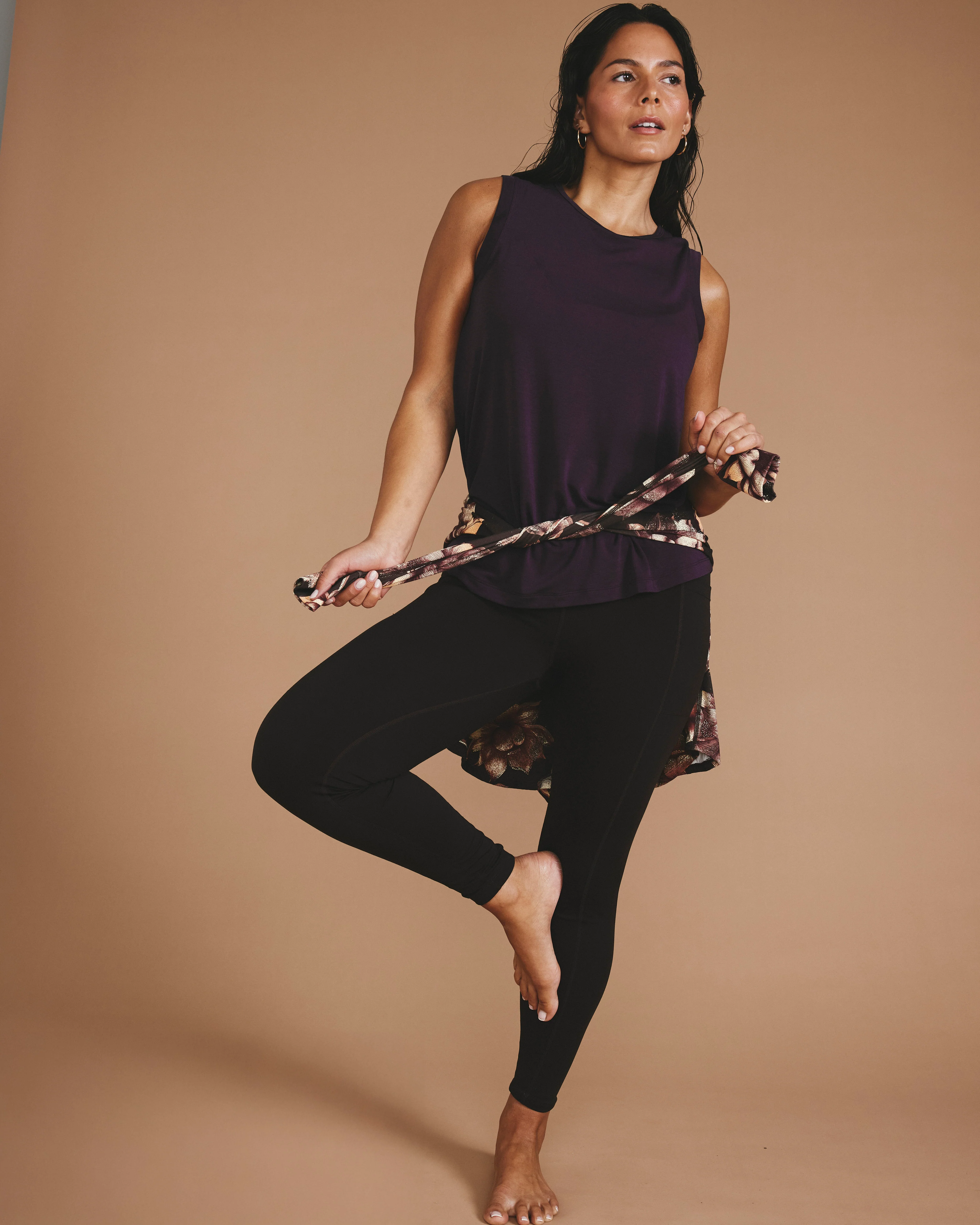 Next-to-Naked Pocket Legging - Deep Brown - Image 3