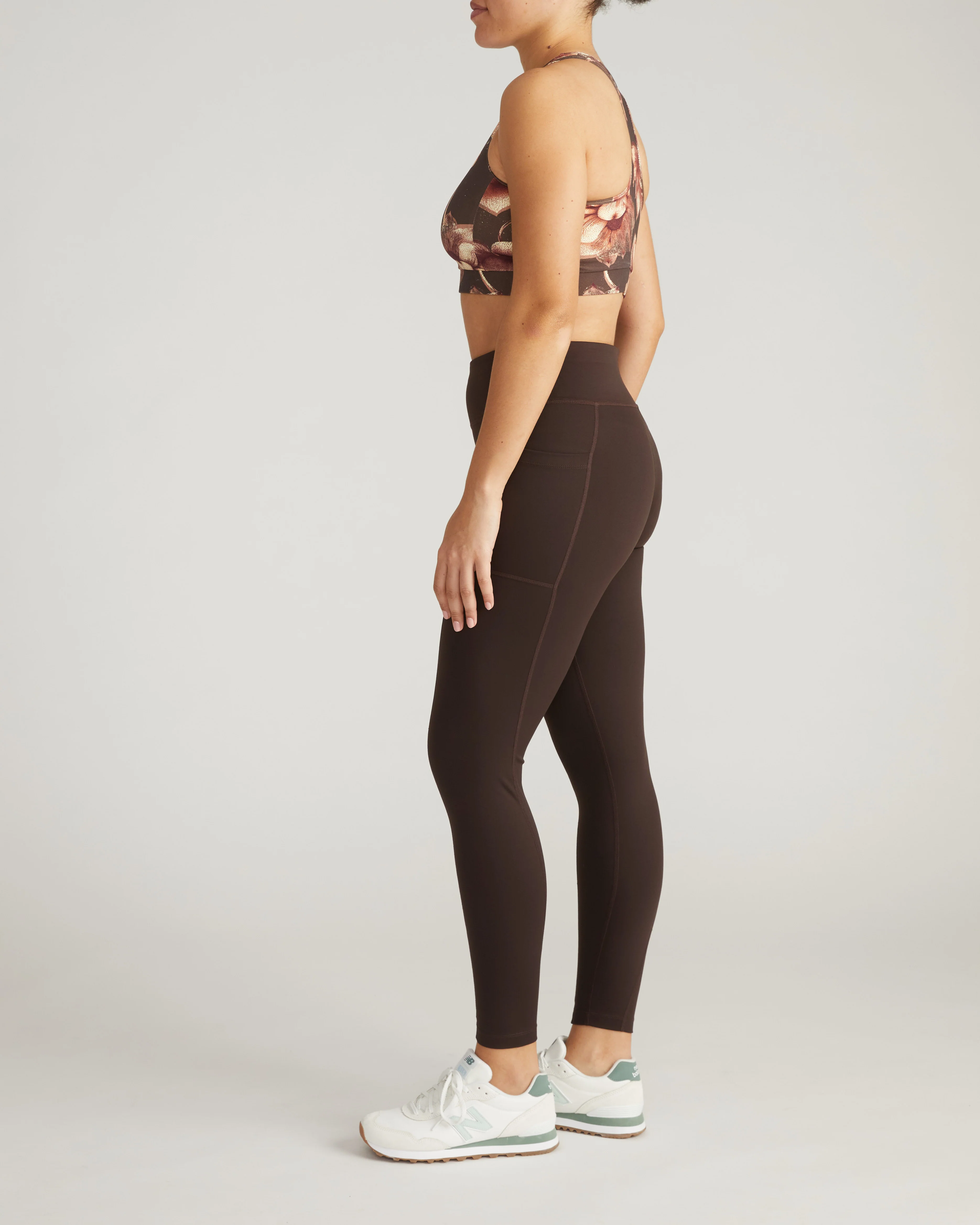 Next-to-Naked Pocket Legging - Deep Brown - Image 6