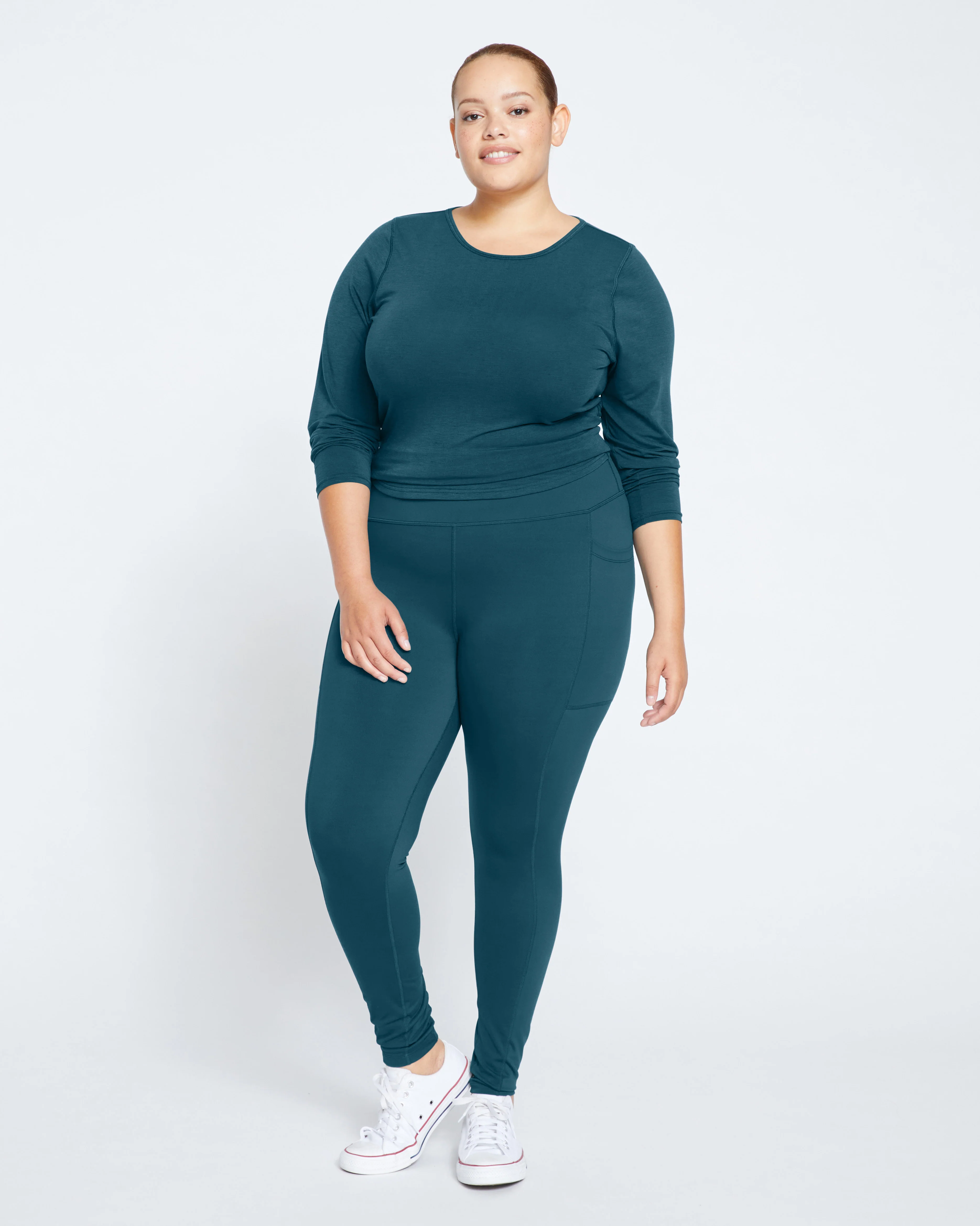 Next-to-Naked Pocket Legging - Deep Sea - Image 2