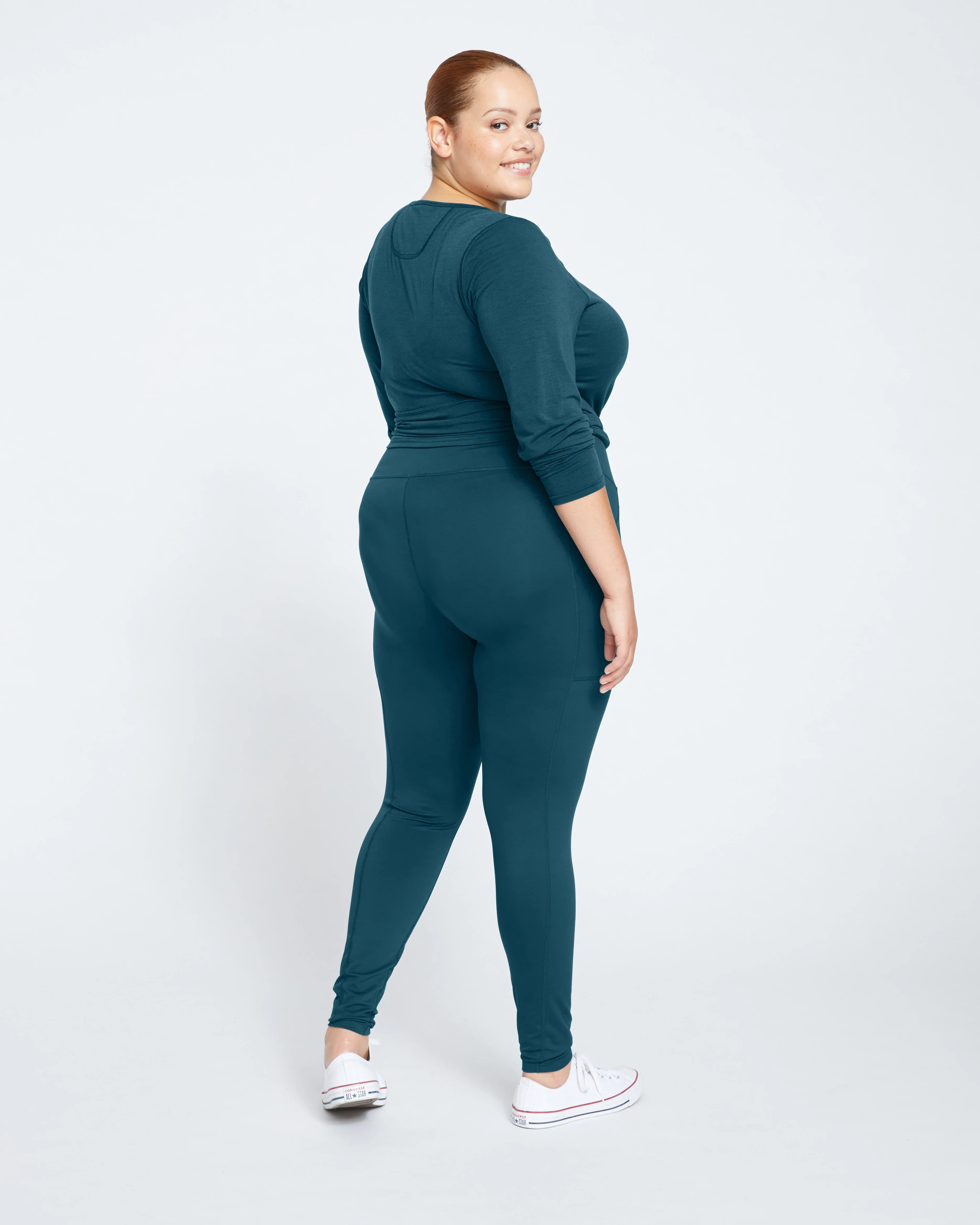 Next-to-Naked Pocket Legging - Deep Sea - Image 4
