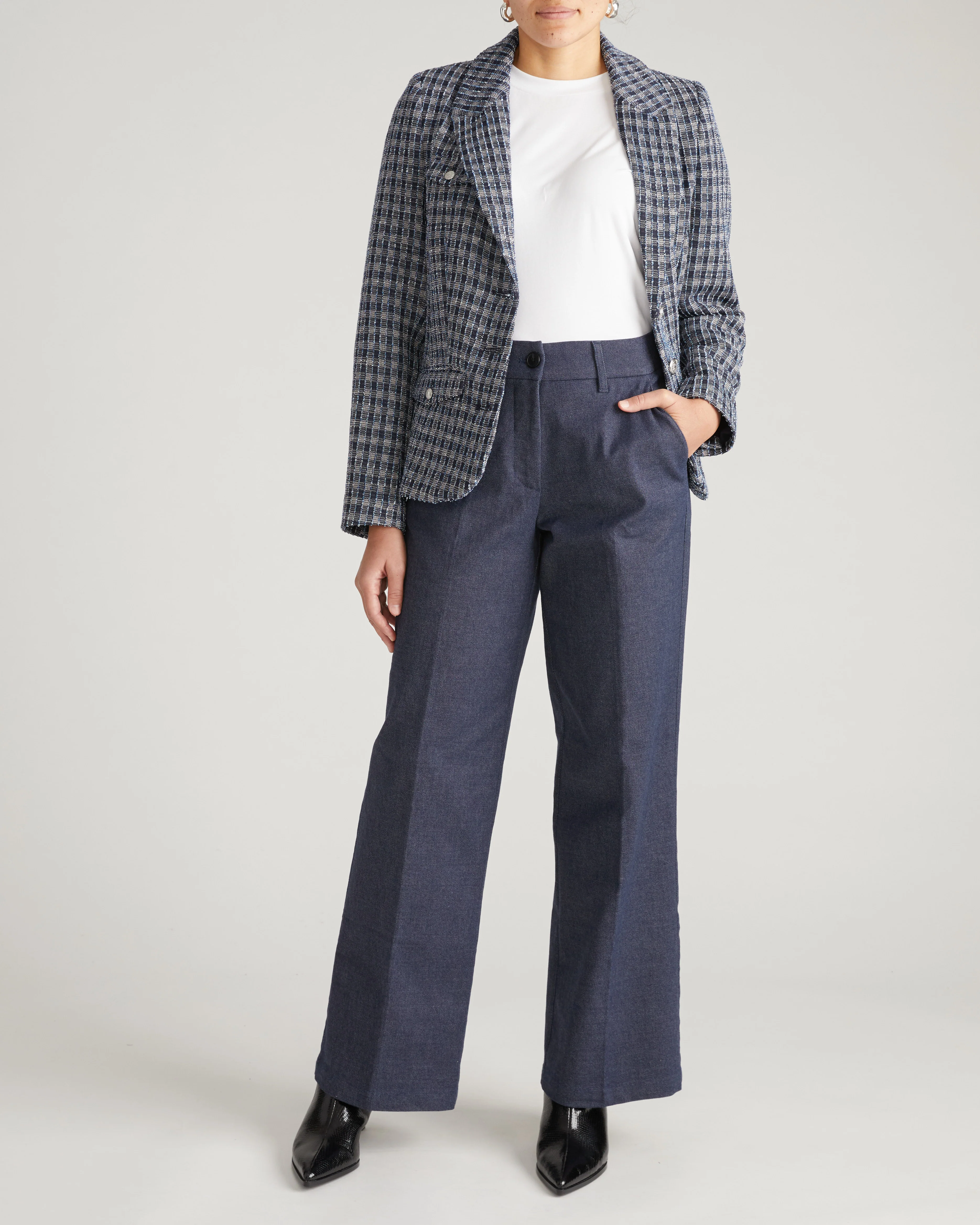 Nova Denim Look Pants - Dark Indigo - Image 6