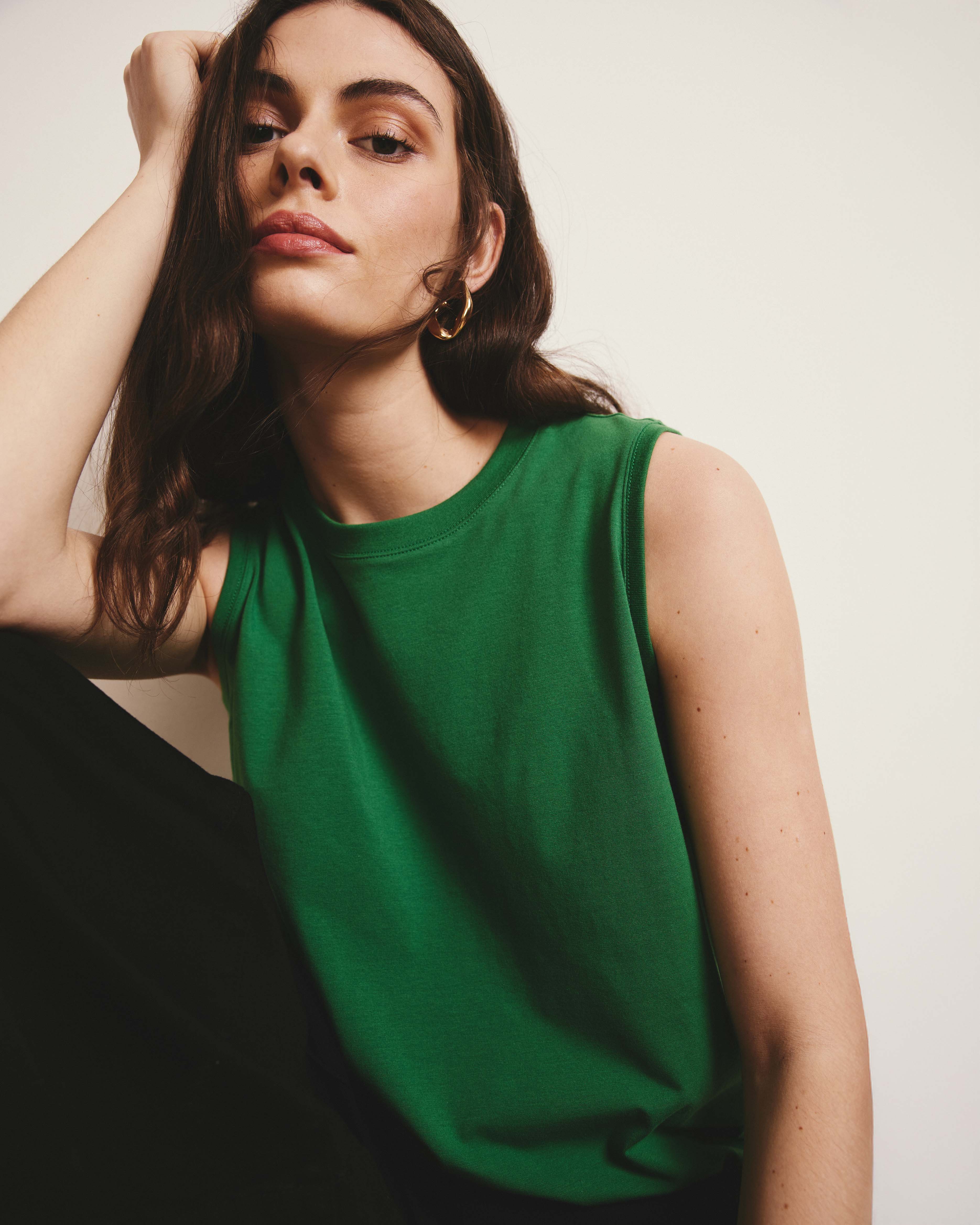 Patti Muscle Tank - Clover - Image 2