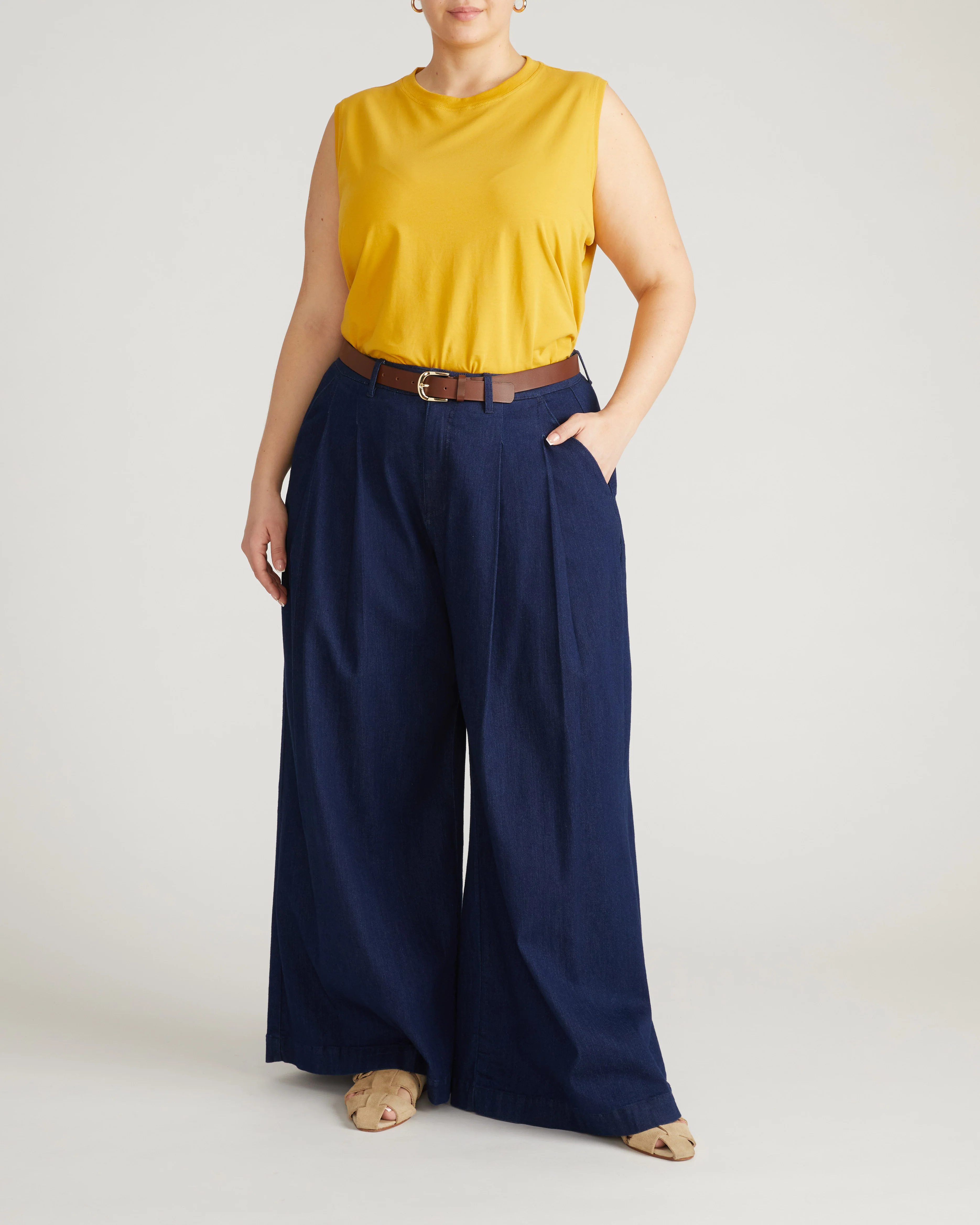 Patti Muscle Tank - Goldenrod - Image 2