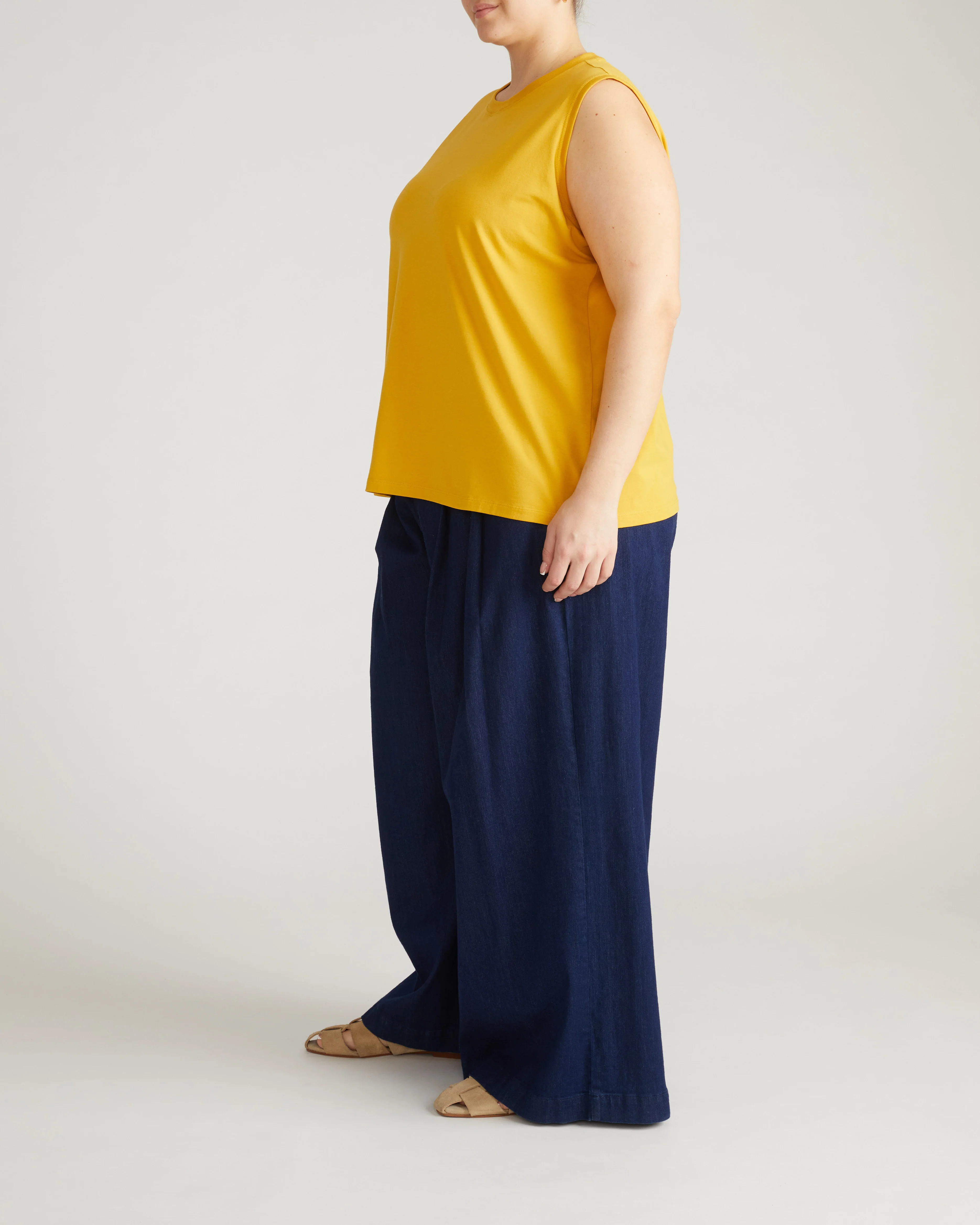 Patti Muscle Tank - Goldenrod - Image 3