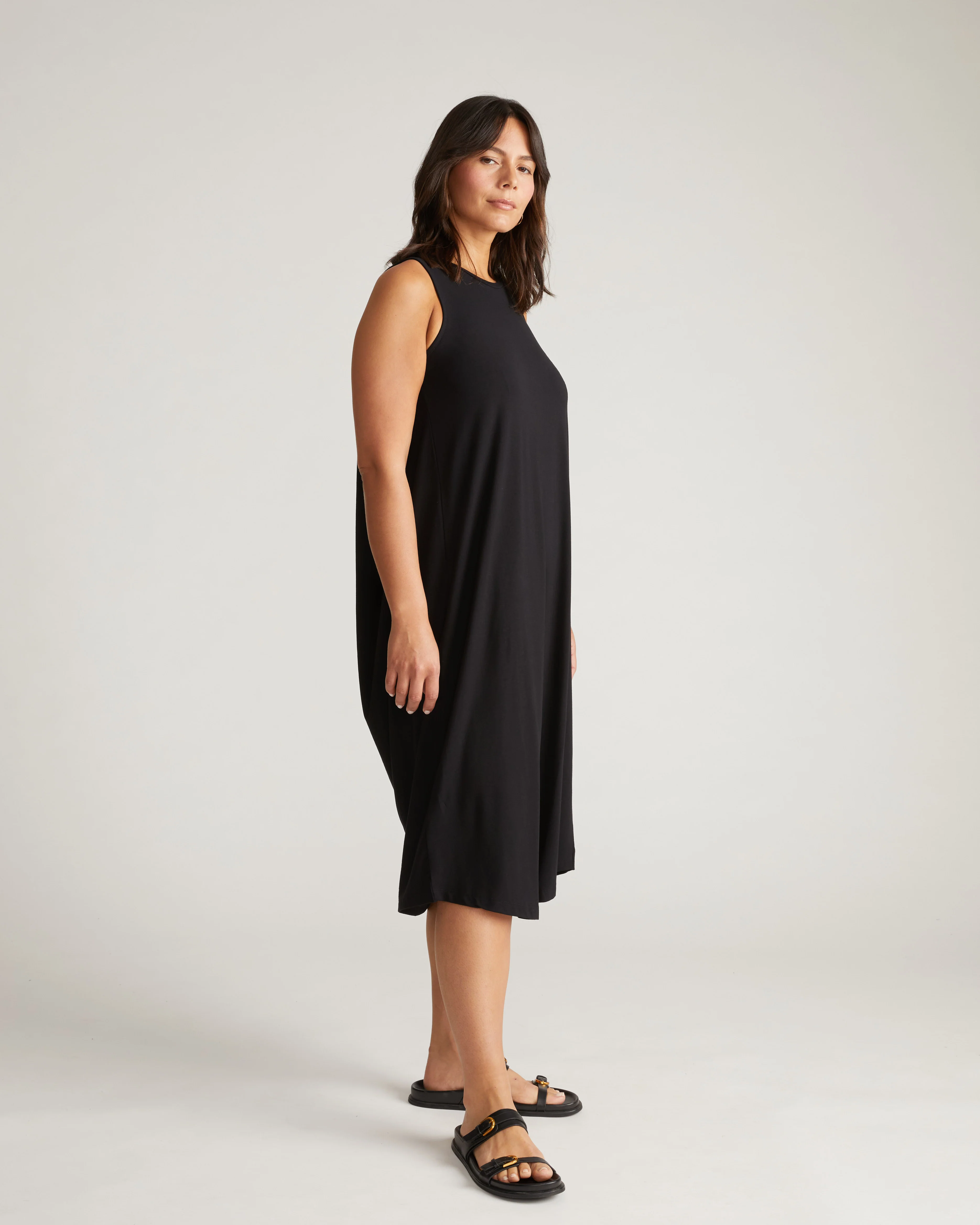 Pearl Divine Jersey Dress - Black - Image 2