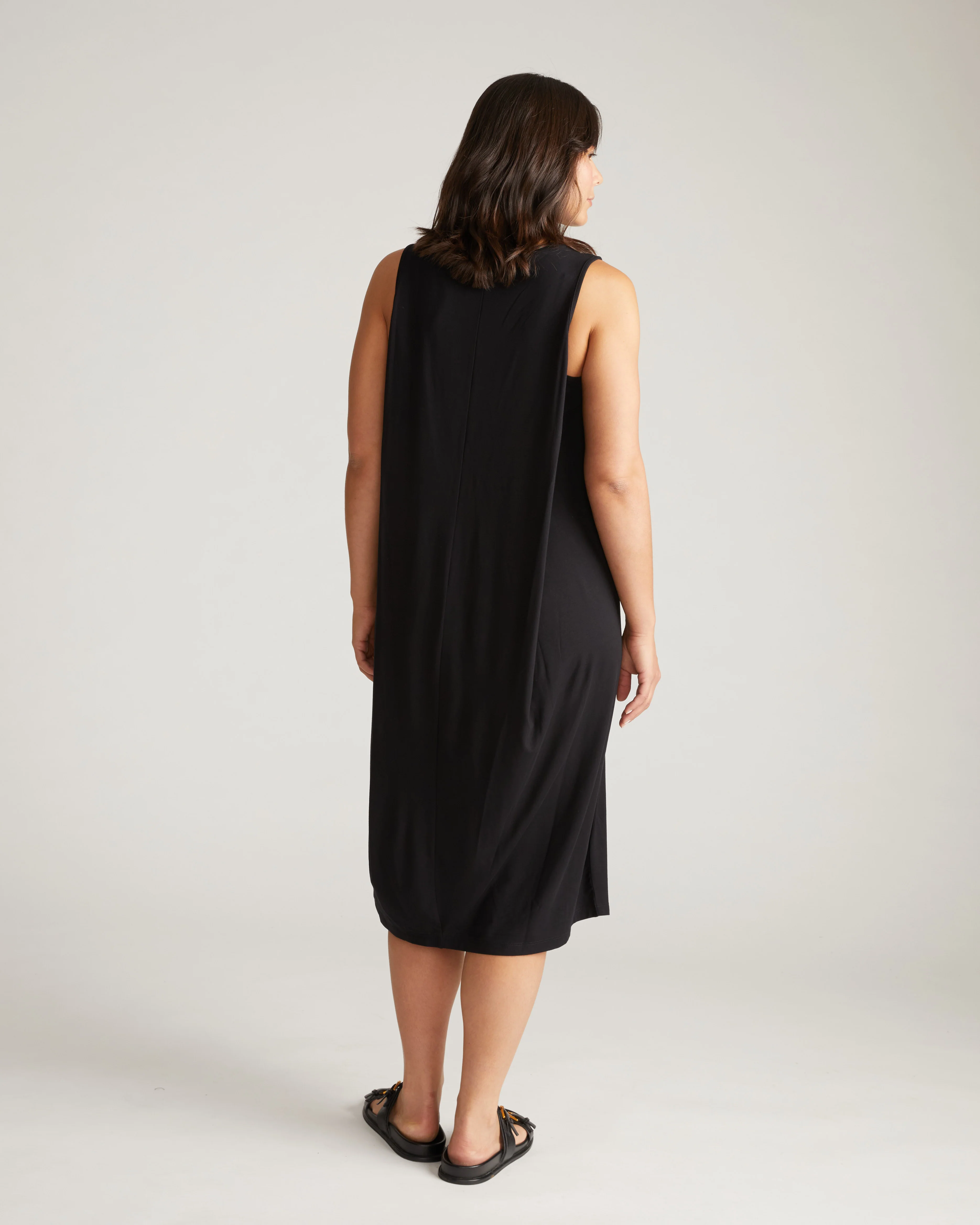 Pearl Divine Jersey Dress - Black - Image 3