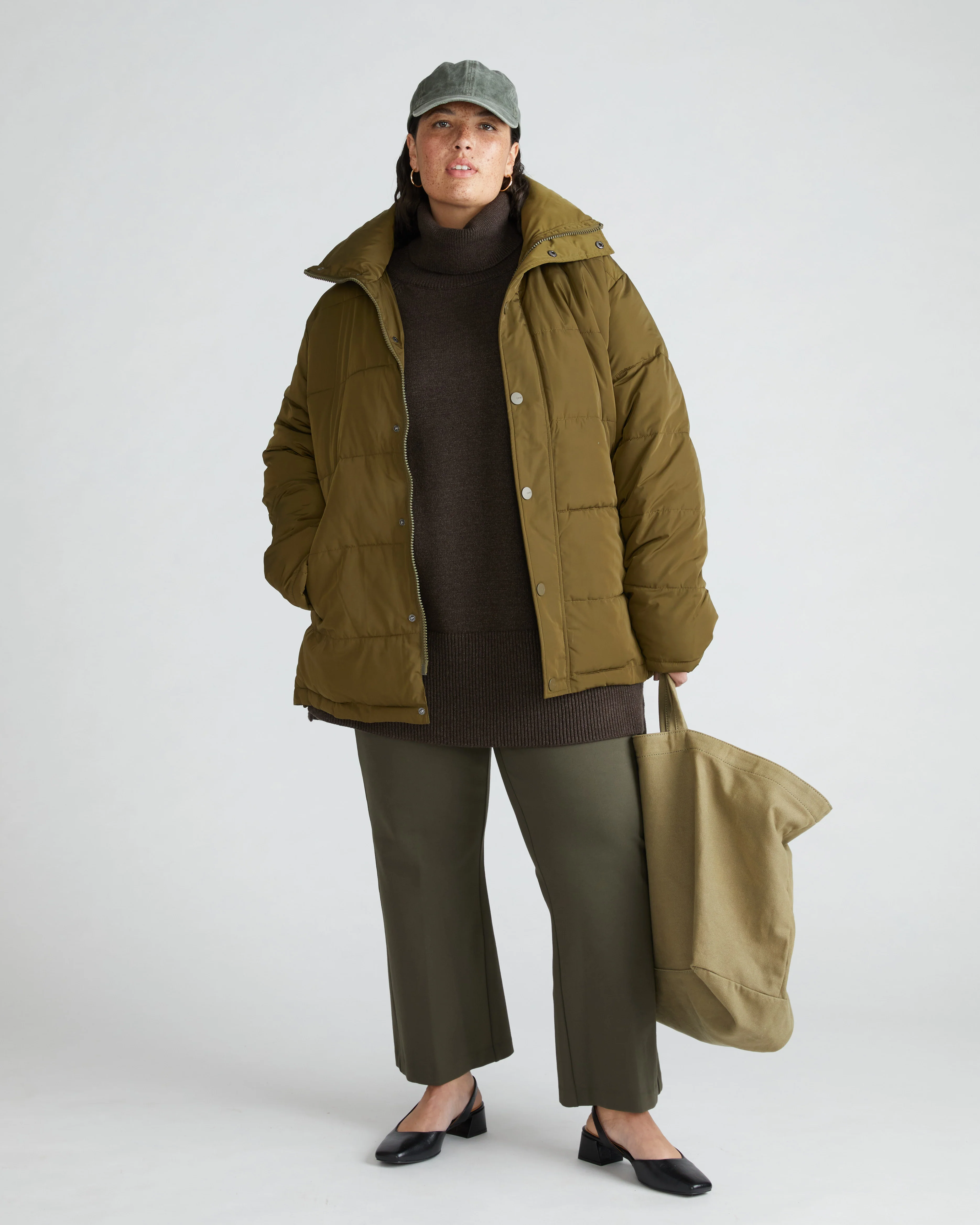 Prestige Ponte Flared Pants - Nori - Image 2