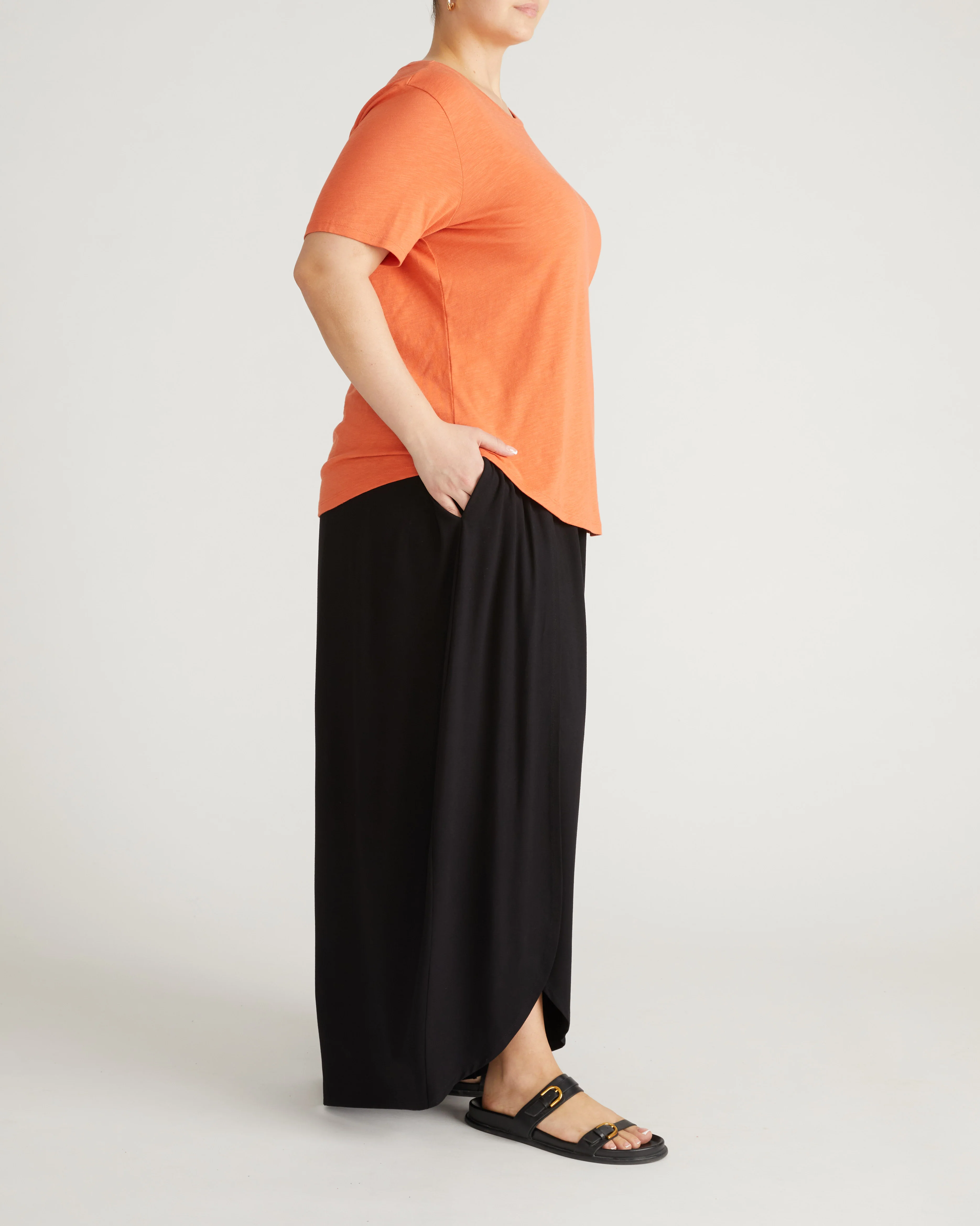 Rey Divine Jersey Pull-On Pants - Black - Image 5