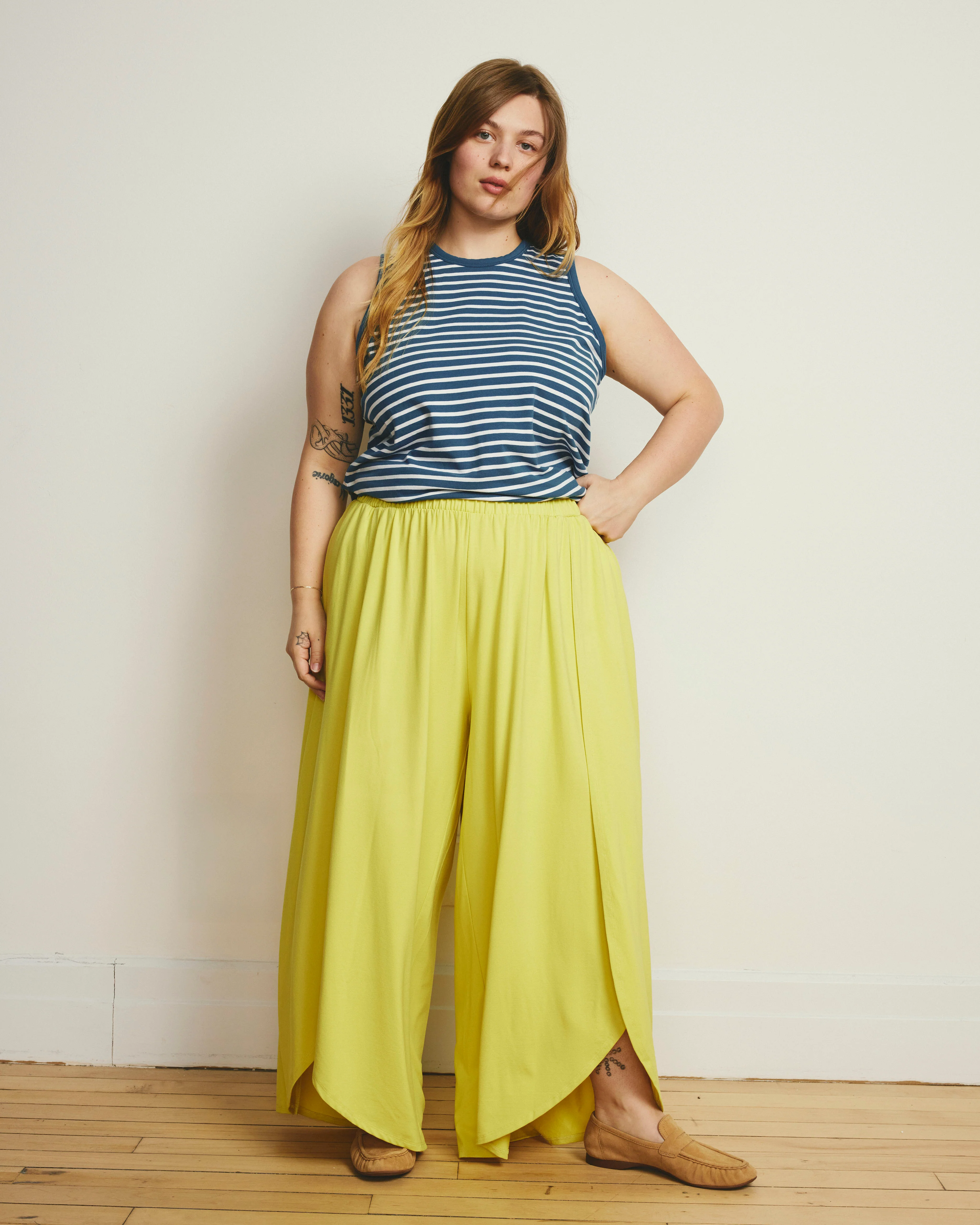 Rey Divine Jersey Pull-On Pants - Pomelo - Image 2