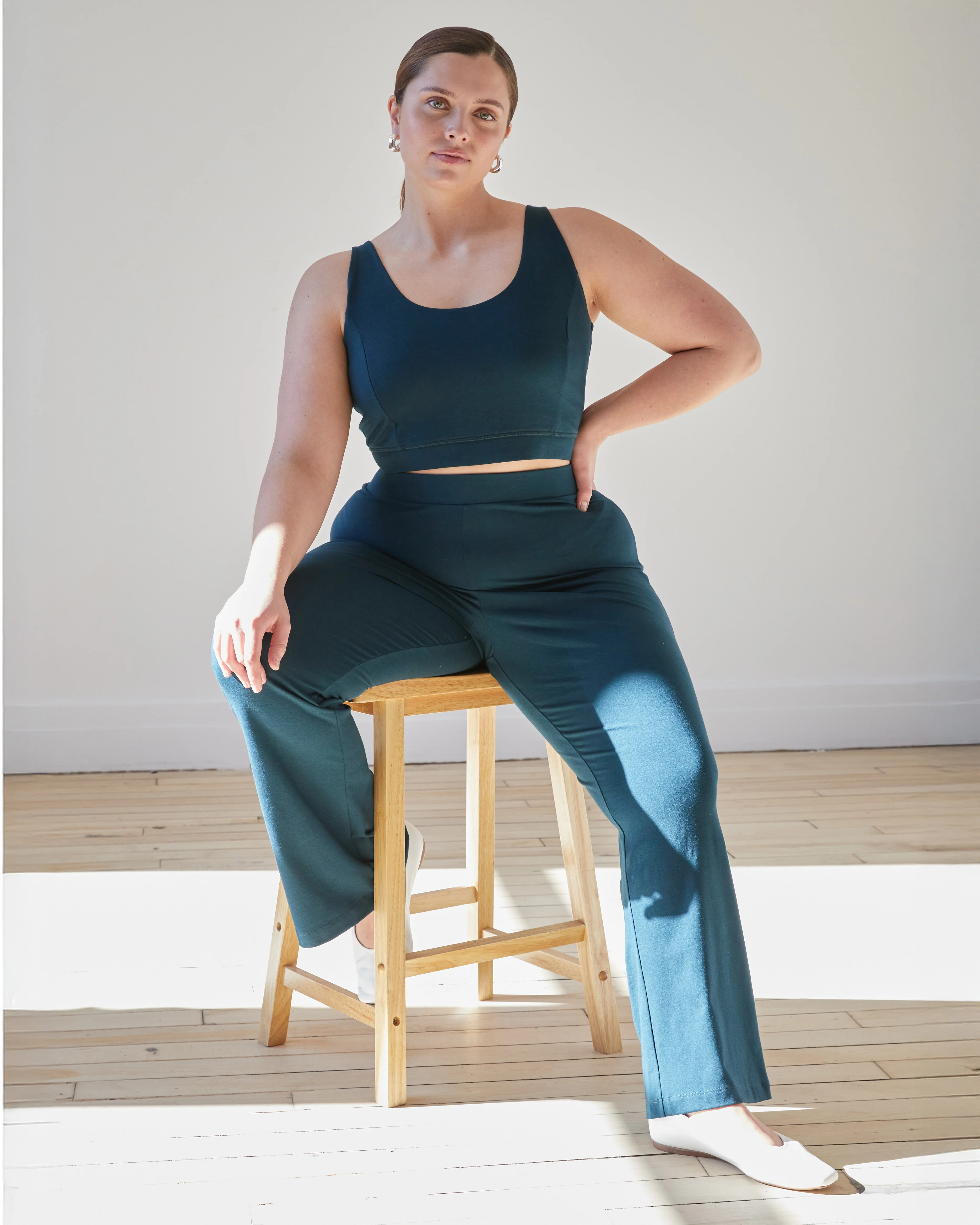Roya Bootcut Legging - Deep Sea - Image 5