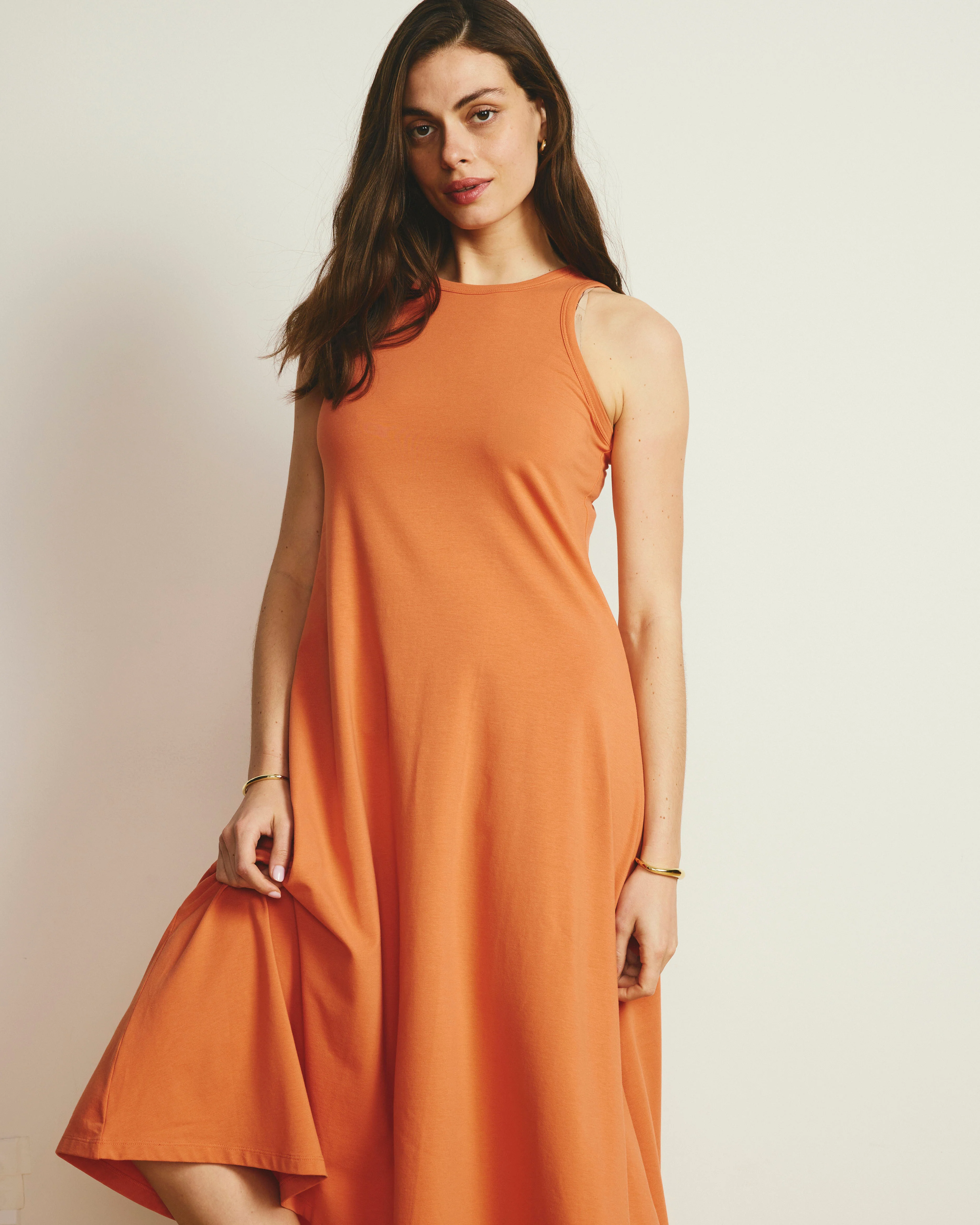 Sardinia Tank Dress - Italian Orange - Image 2