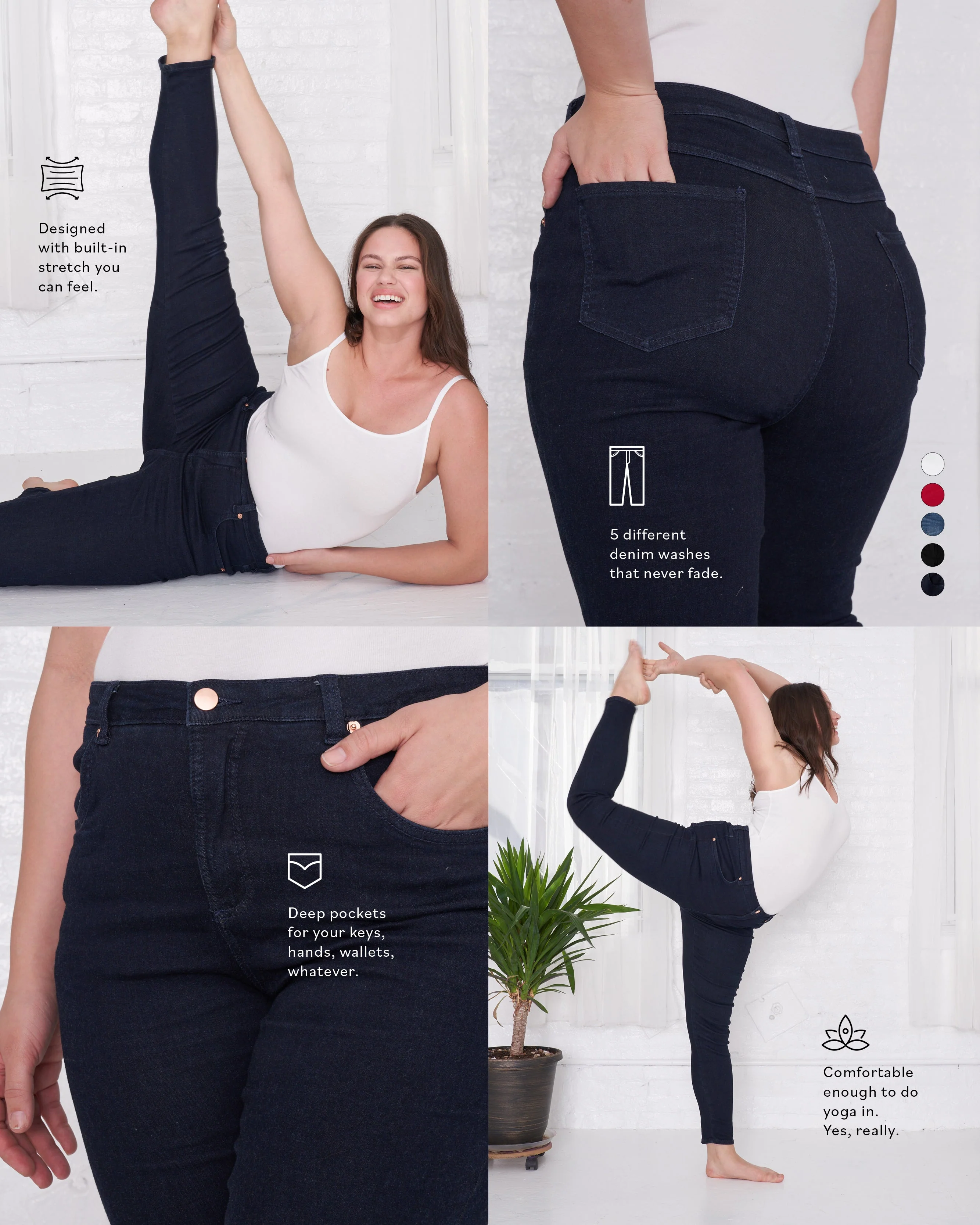 Seine High Rise Skinny Jeans 27 Inch - Distressed Light Blue - Image 7