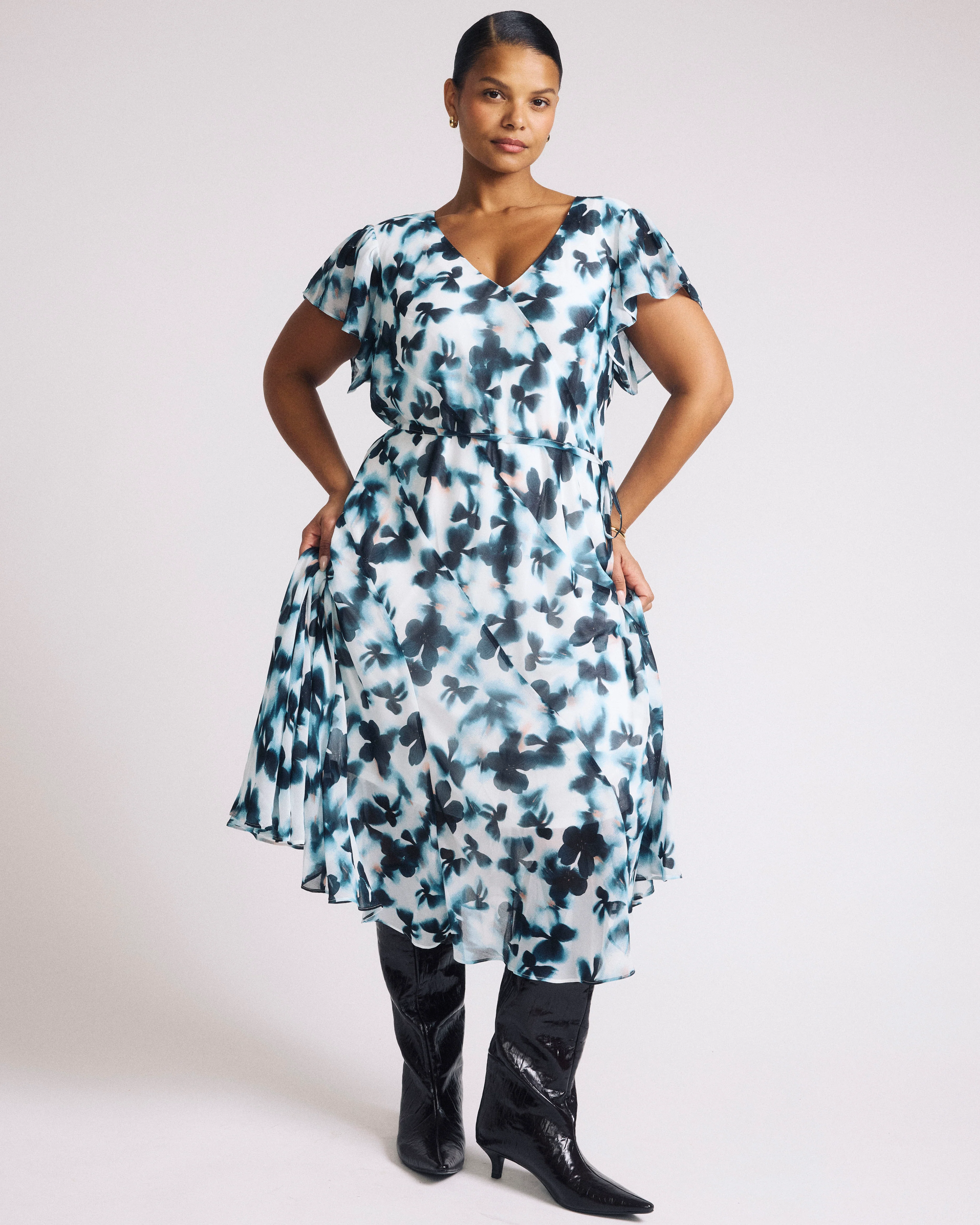 Seville Chiffon Dress - Primrose Hill Print - Image 5