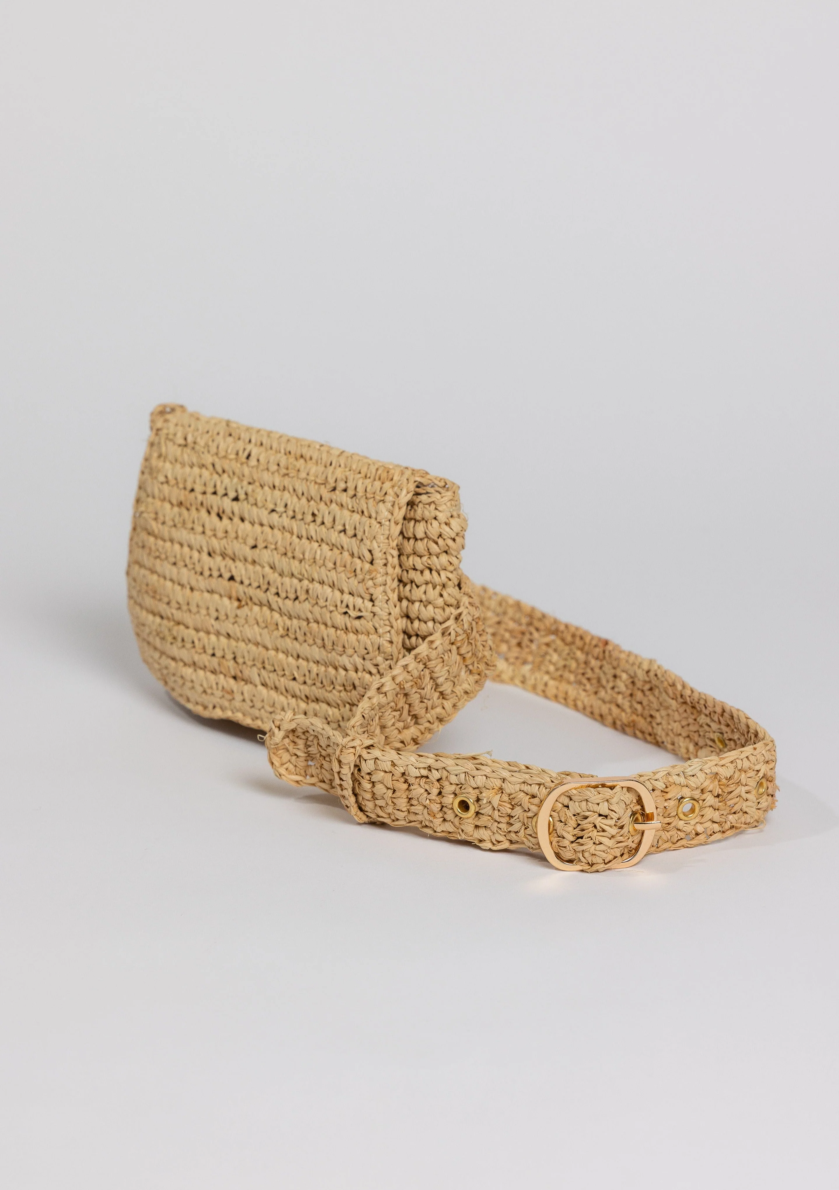 Hat Attack Straw Belt Bag - Image 2