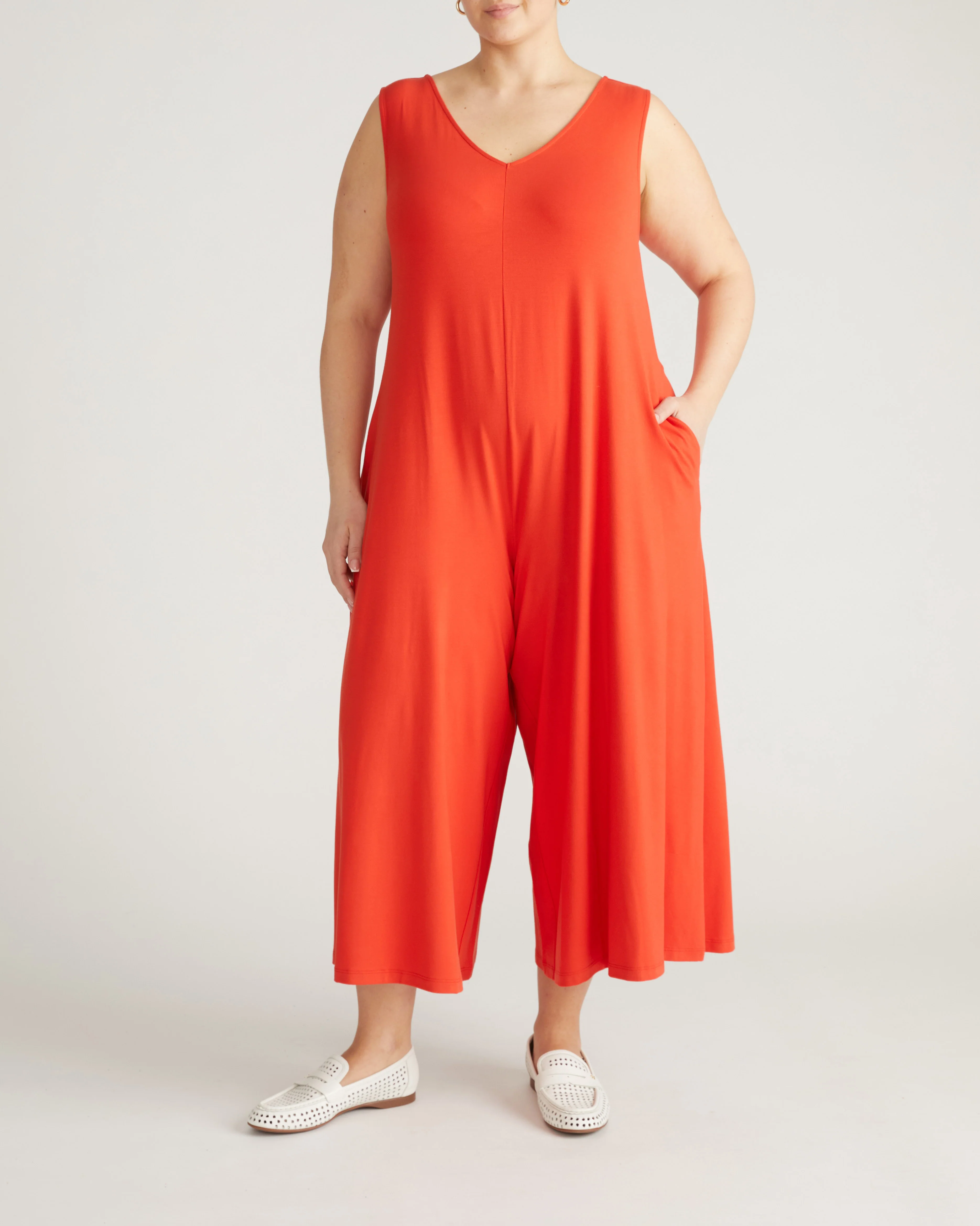 Sunny Divine Jersey Jumpsuit - Shoreline Sunset - Image 2