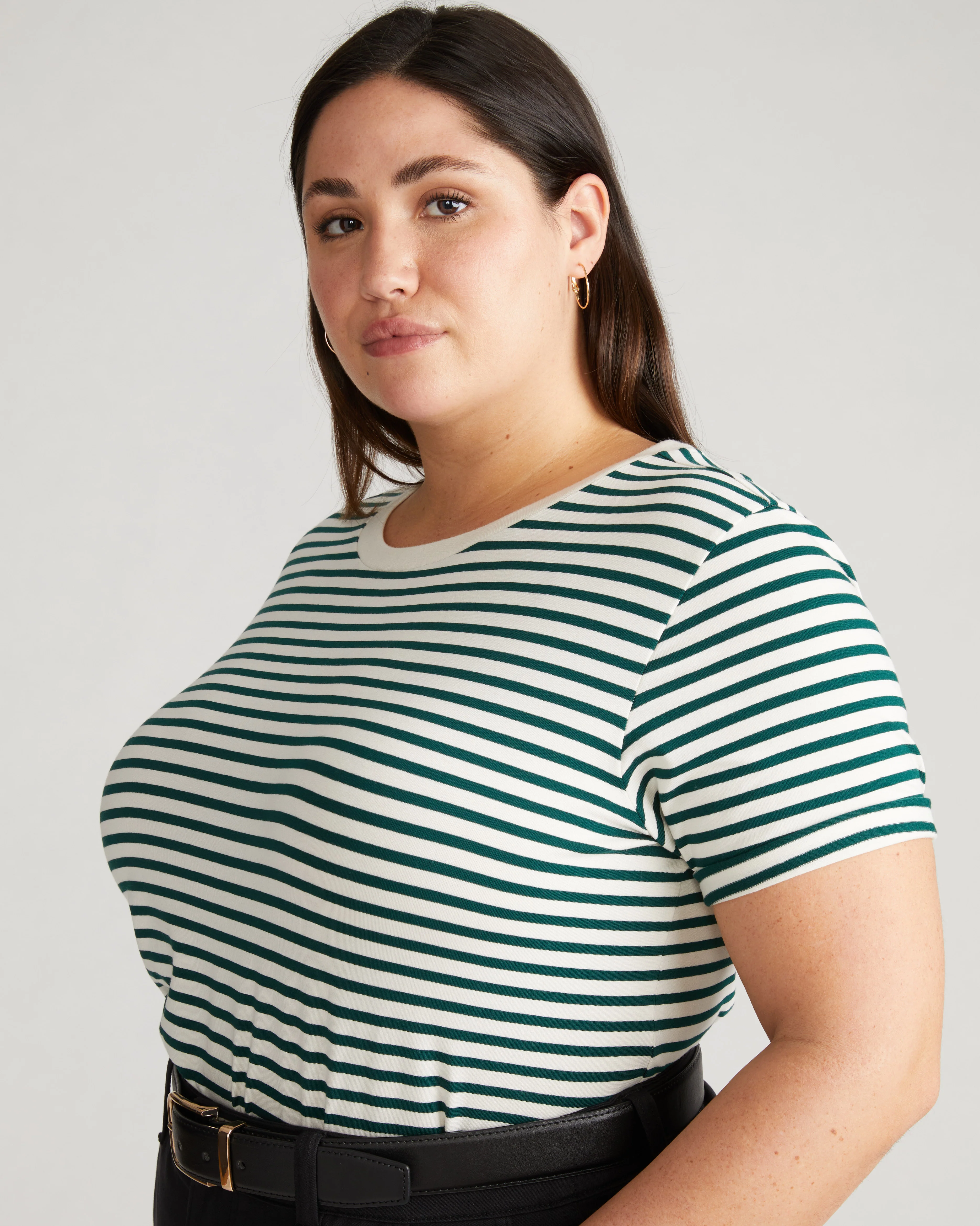 Tee Rex - Bone/Botanic Stripe - Image 3