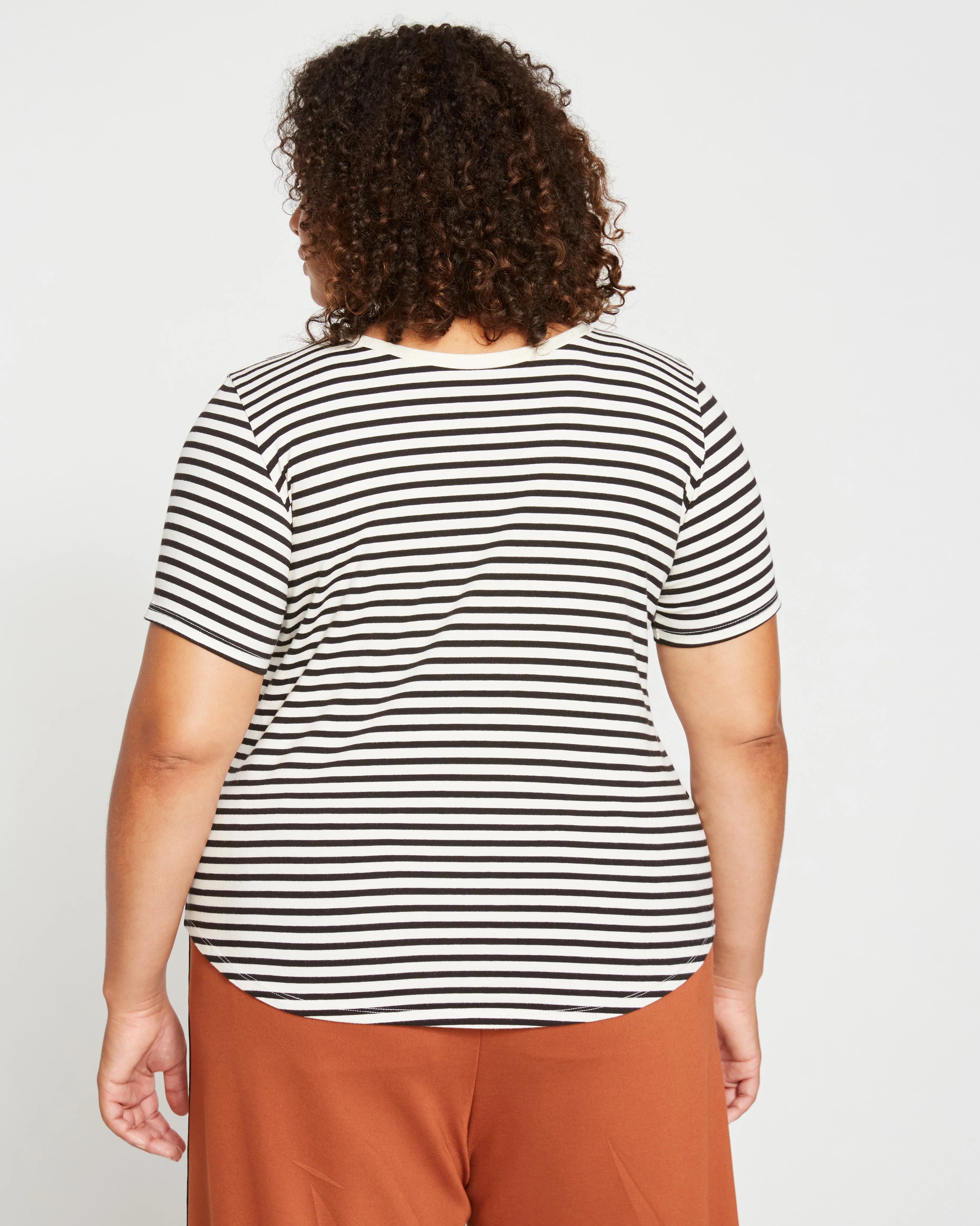 Tee Rex - Ecru/Black Stripe - Image 4