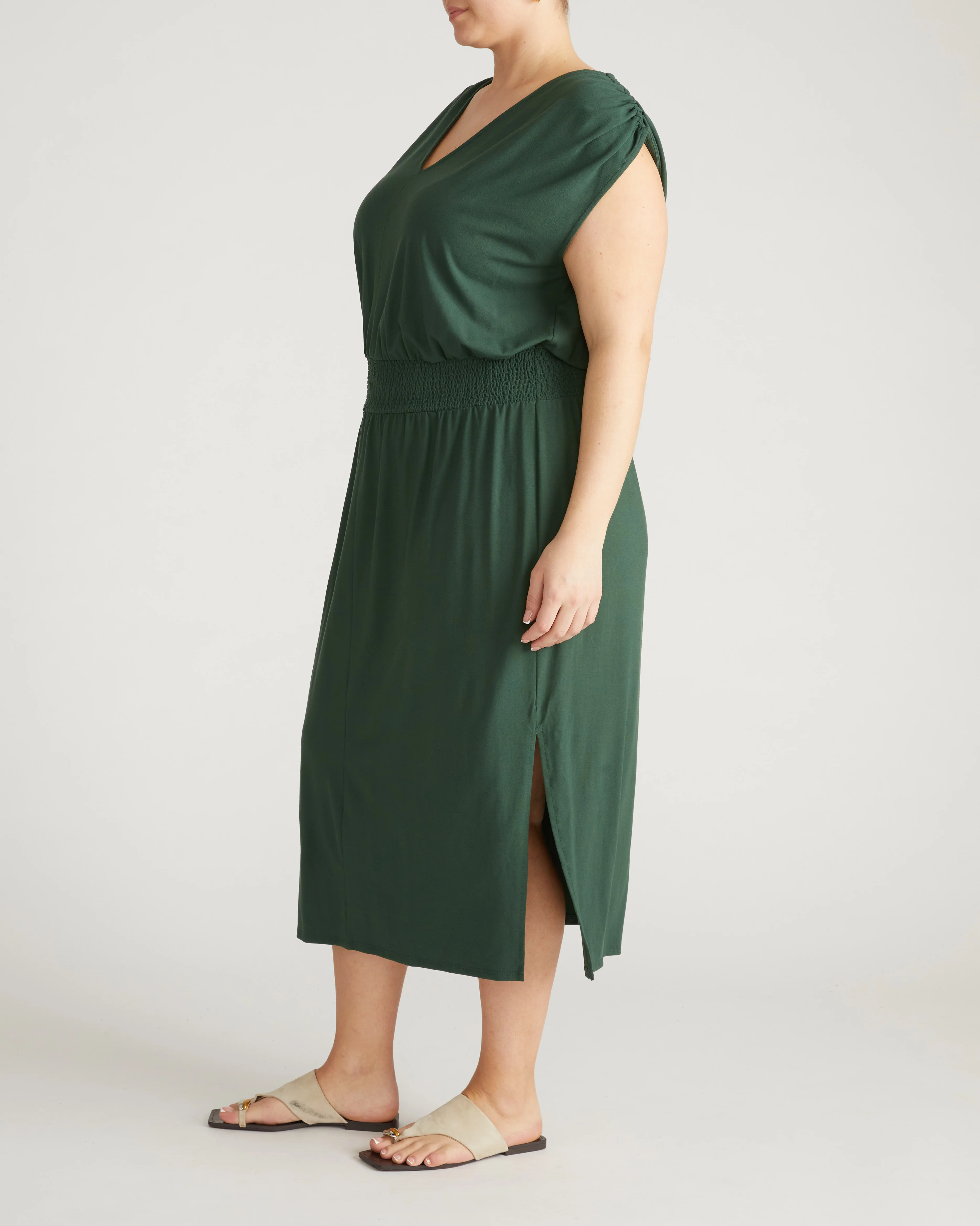 Tish Divine Jersey Kaftan - Conifer - Image 7