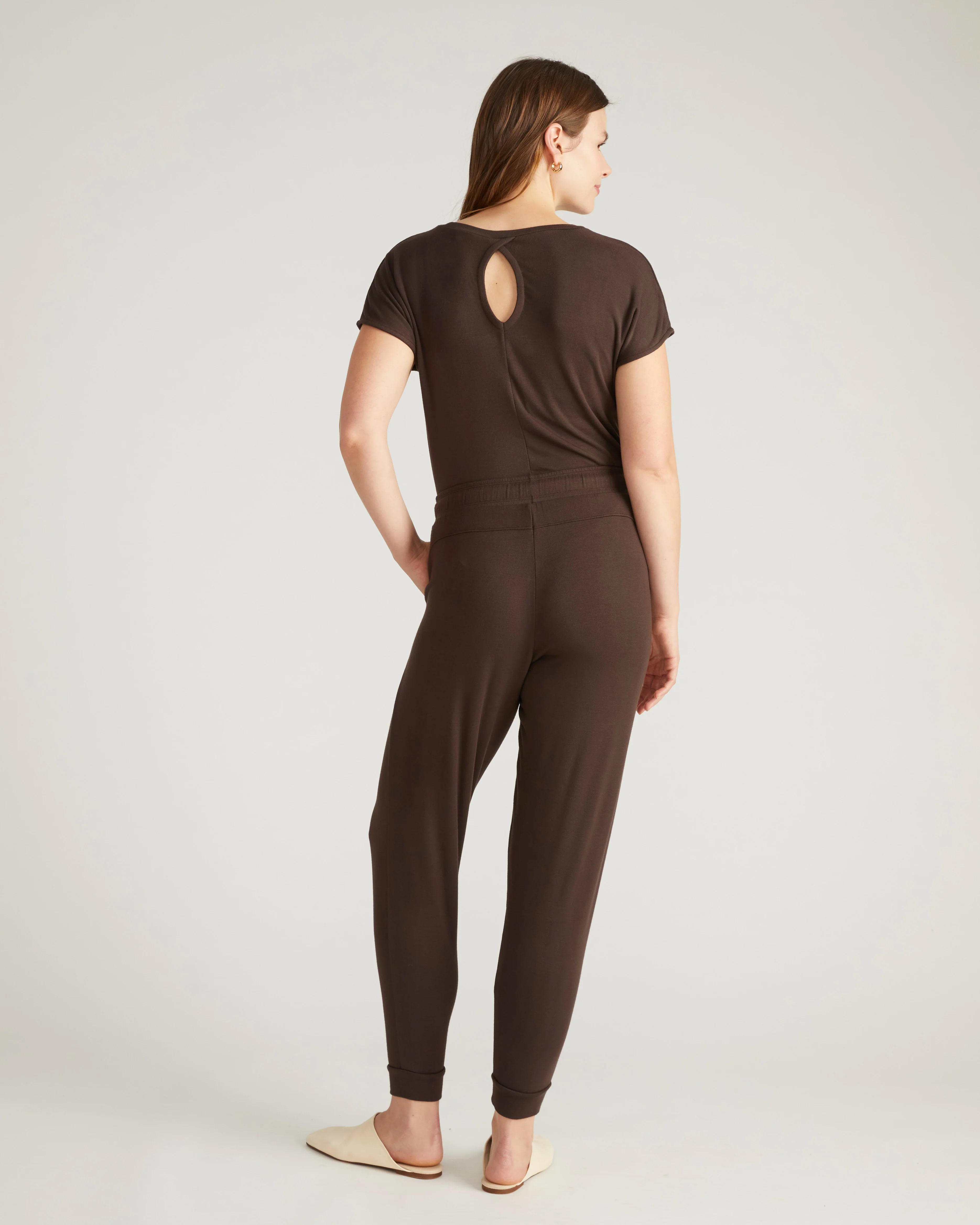 TravelKnit Signature Jogger Pants - Espresso - Image 3