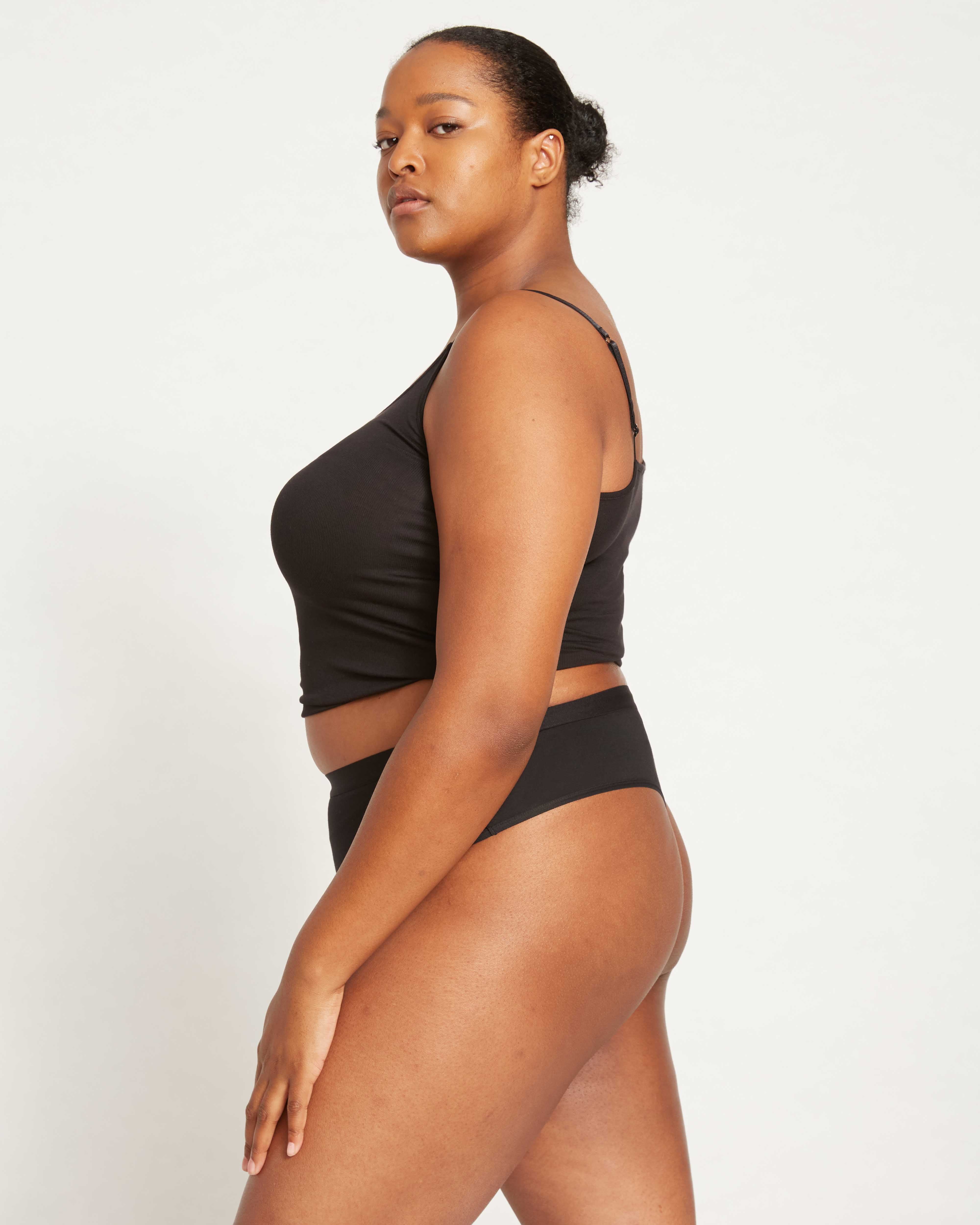 UltimateS High Rise Thong - Black - Image 3