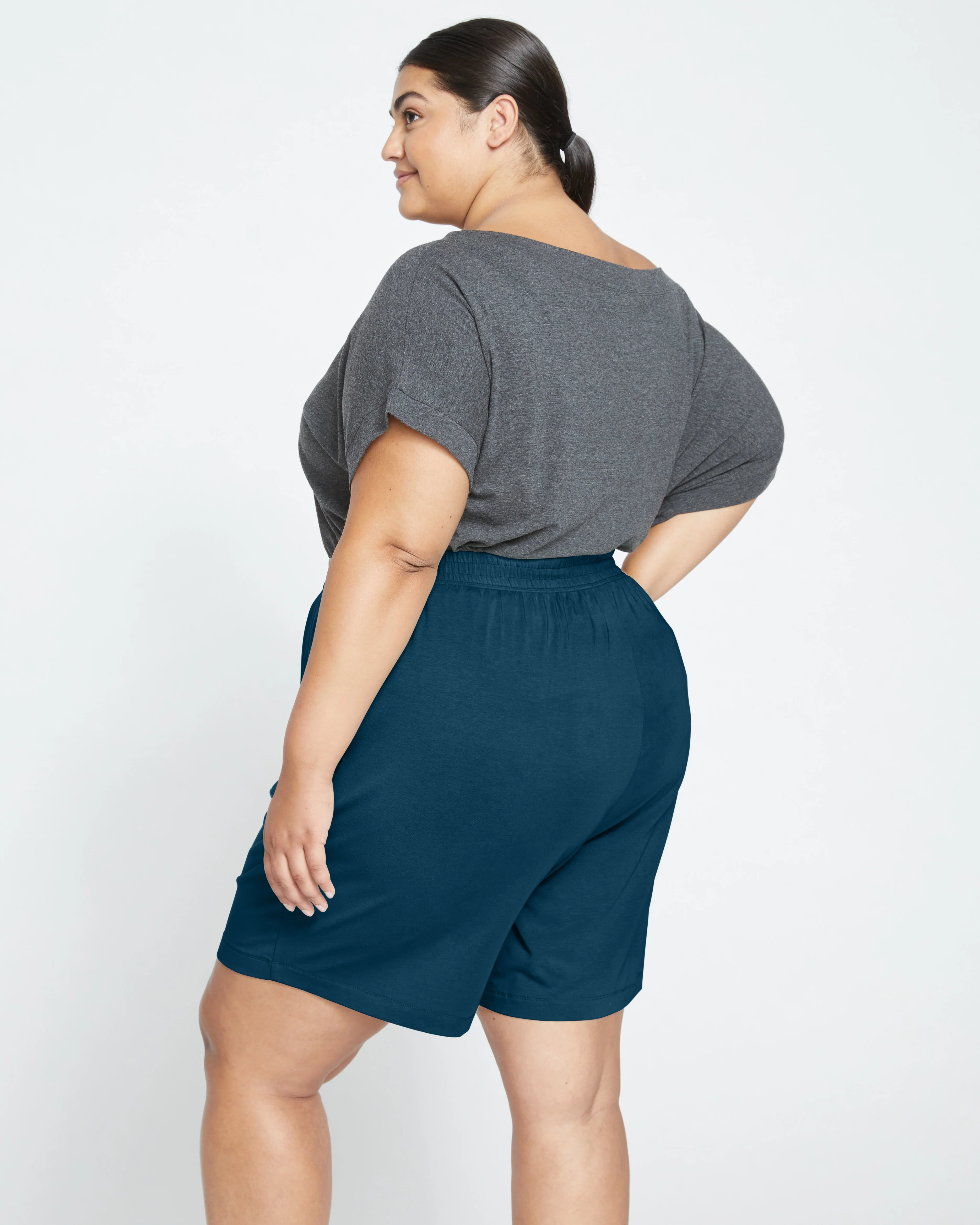 UltimateS Lorelai Lounge Shorts - Deep Sea - Image 3