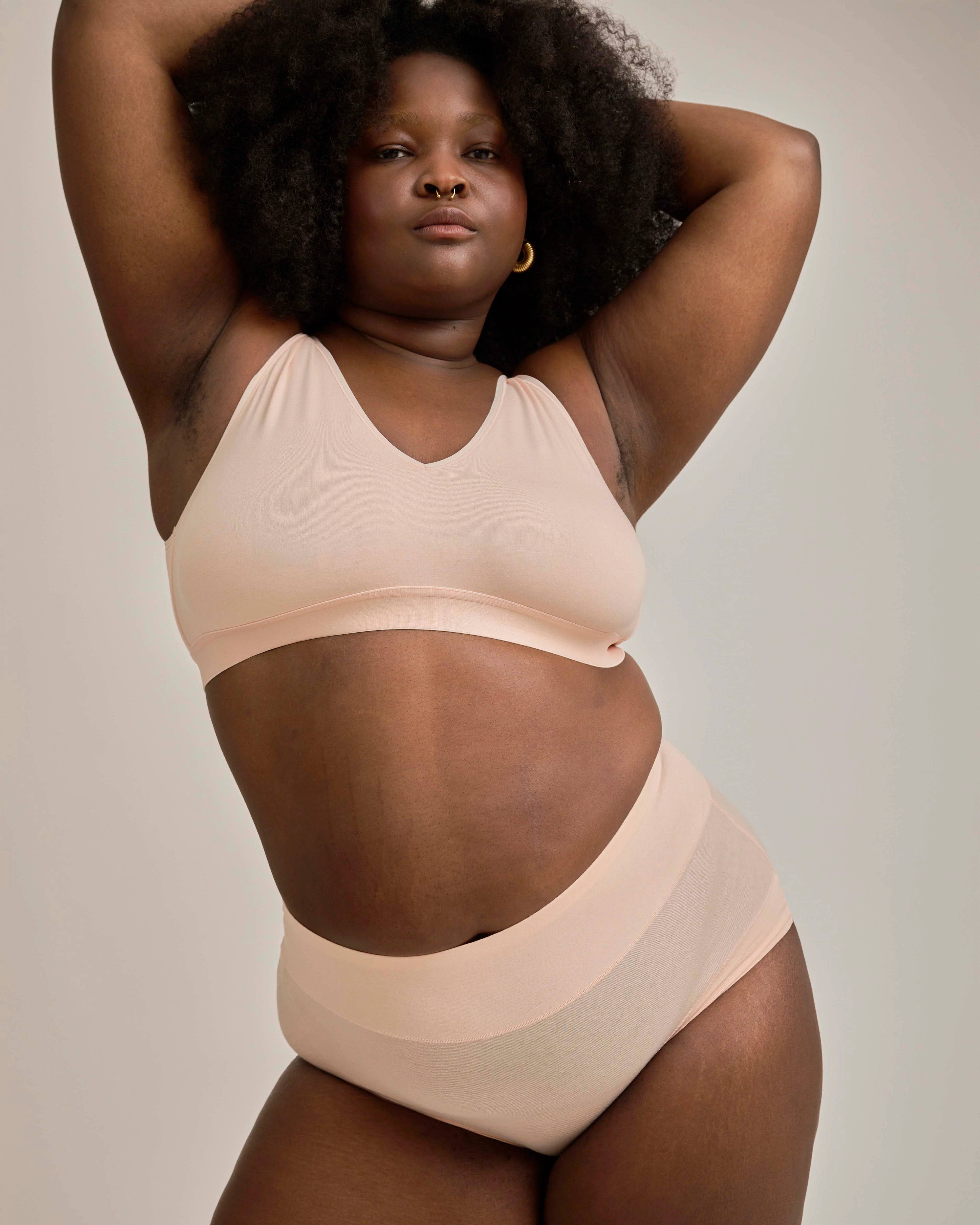 UltimateS Lounge Bra - Peach - Image 8