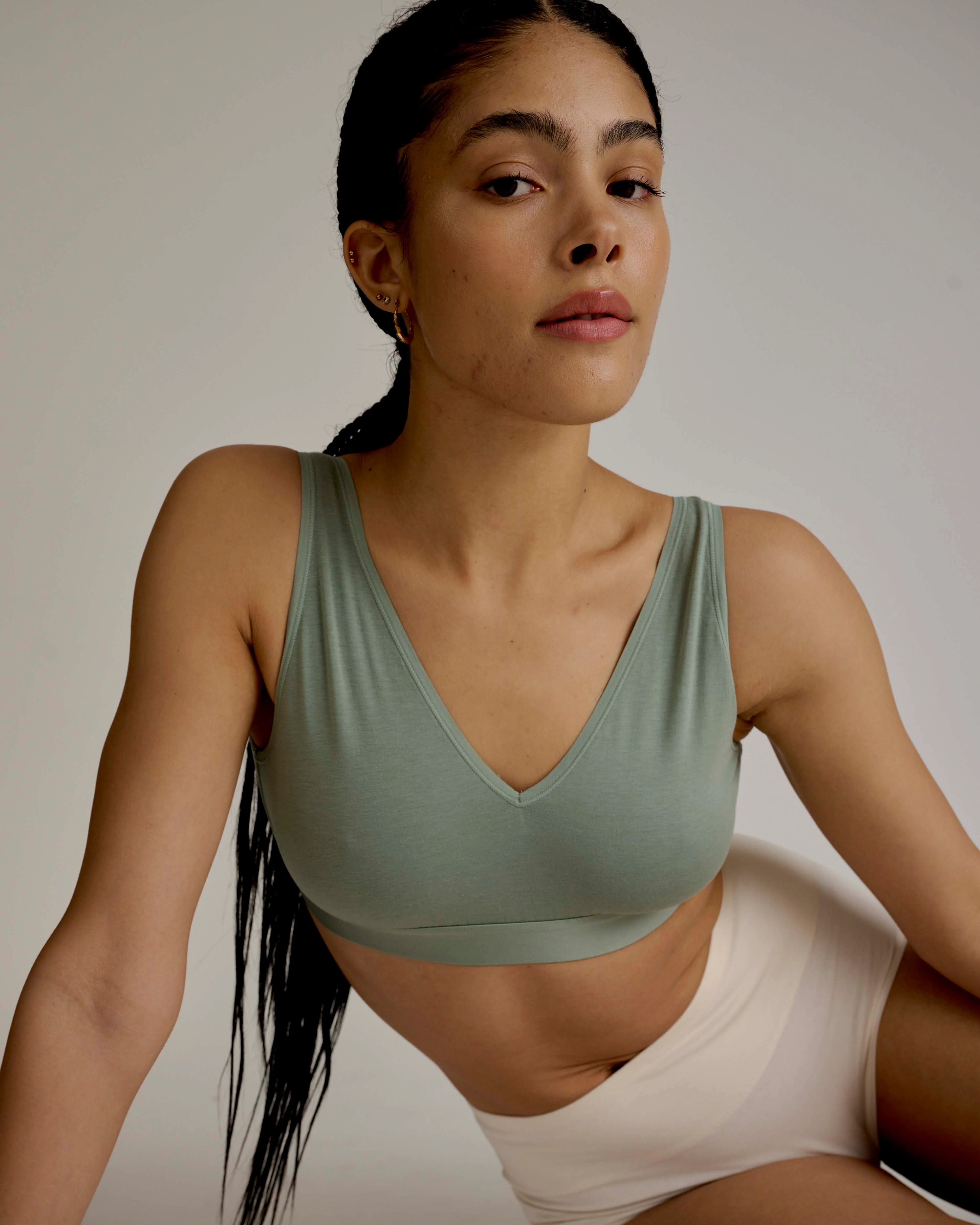 UltimateS Lounge Bra - Sage - Image 5