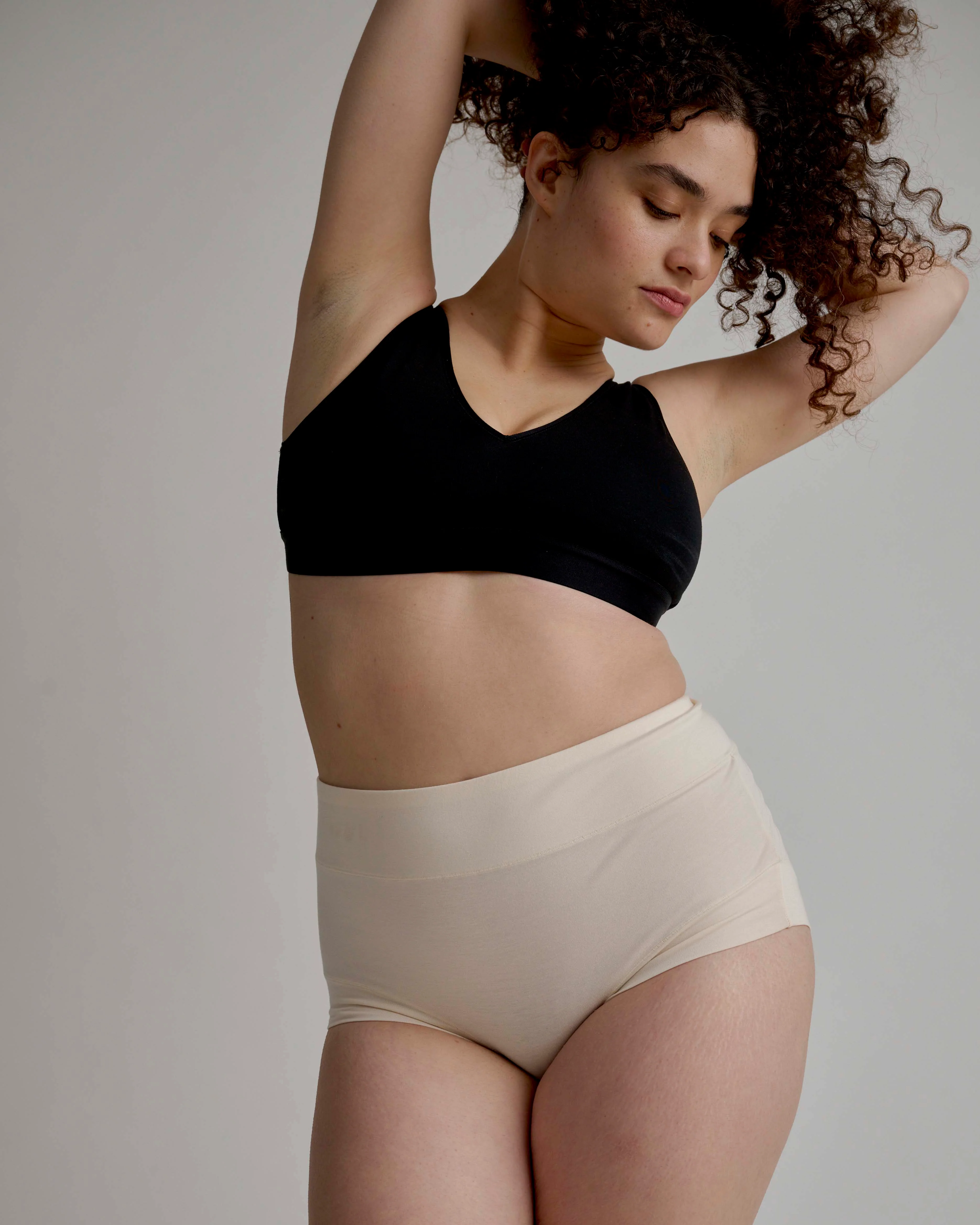 UltimateS Super Full Coverage High Rise Brief - Porcelain - Image 6