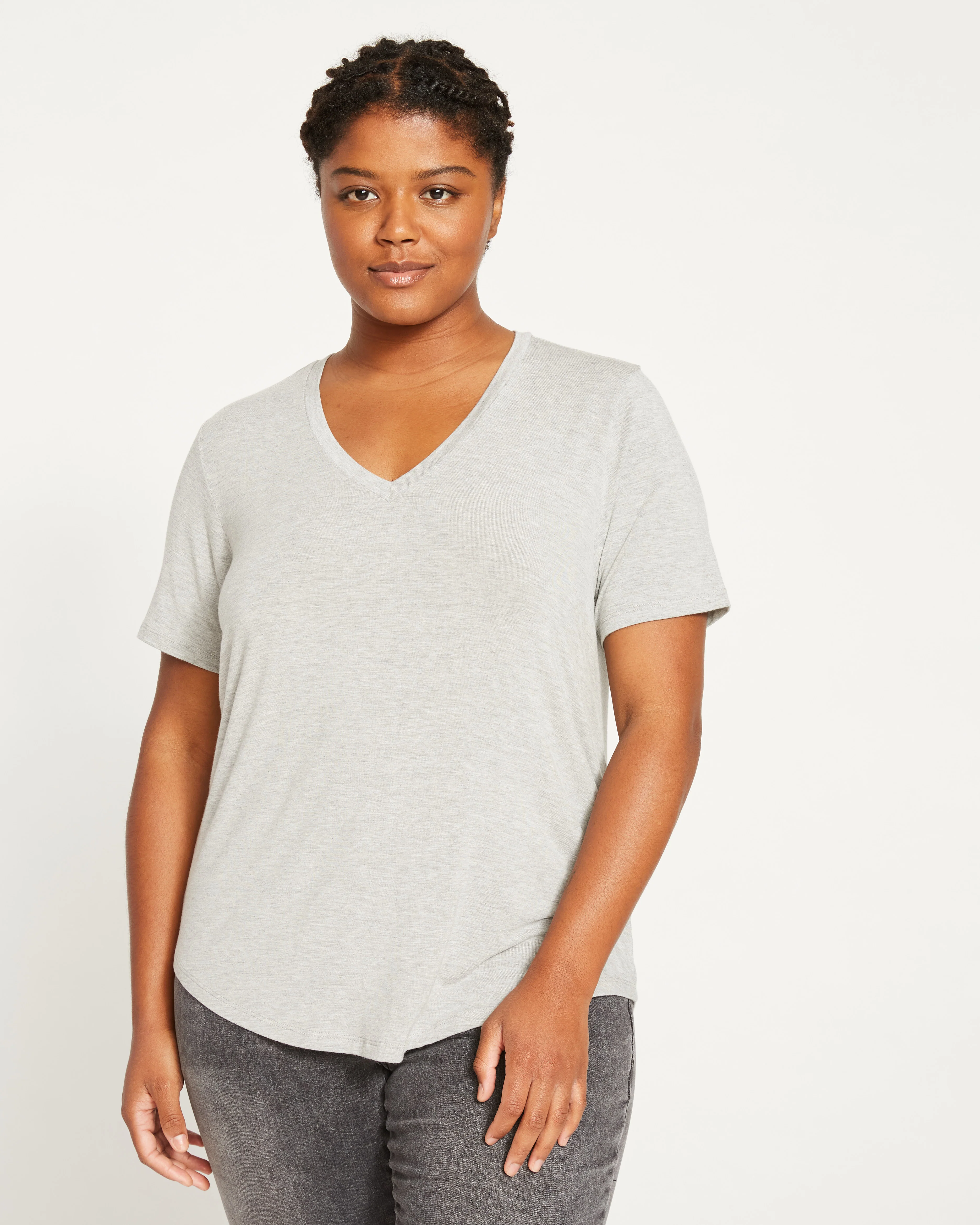 V Rex - Heather Grey - Image 2