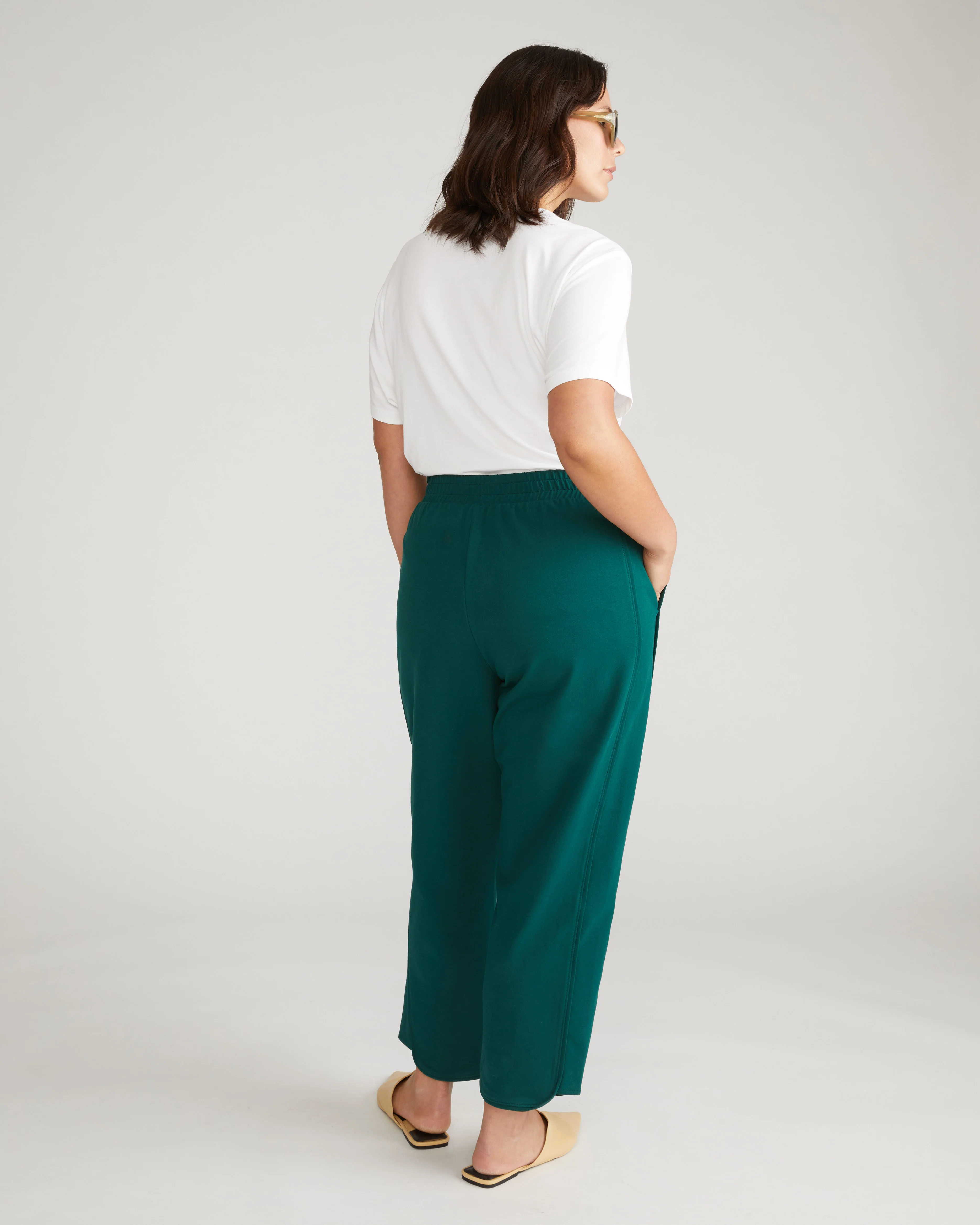 Varsity French Terry Pull On Pants - Botanic - Image 3